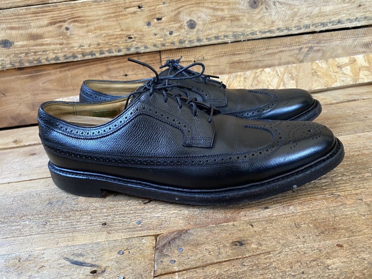 Florsheim × Vintage Vintage pebble grain wingtip oxford leather shoes 12C Size US 12 / EU 45 - 10 Thumbnail