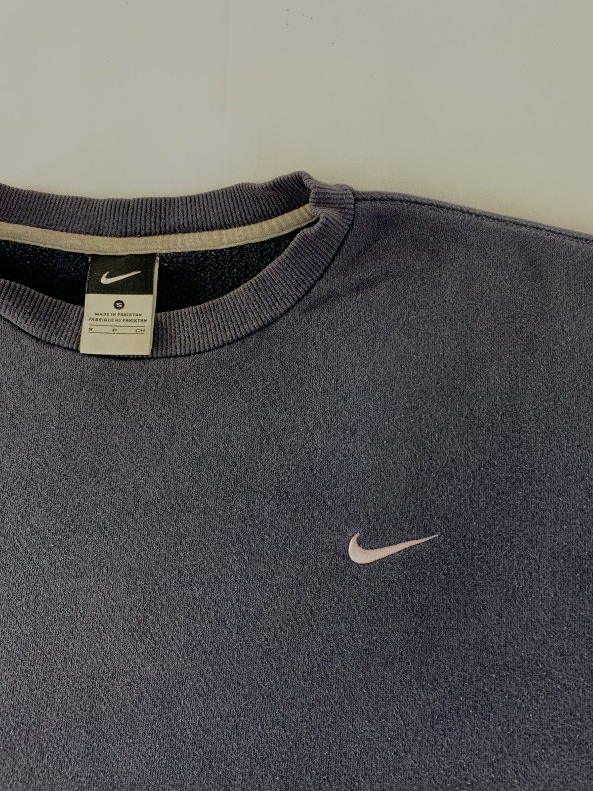 Nike 90s Nike Swoosh Crewneck Pullover Style Embroidery Logo Size US S / EU 44-46 / 1 - 4 Thumbnail