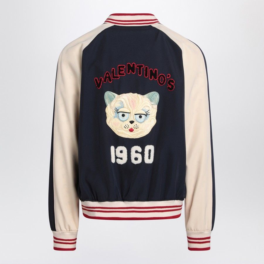 Valentino o1d2blof1025 Bomber Jacket in Multicolor Size US L / EU 52-54 / 3 - 2 Thumbnail