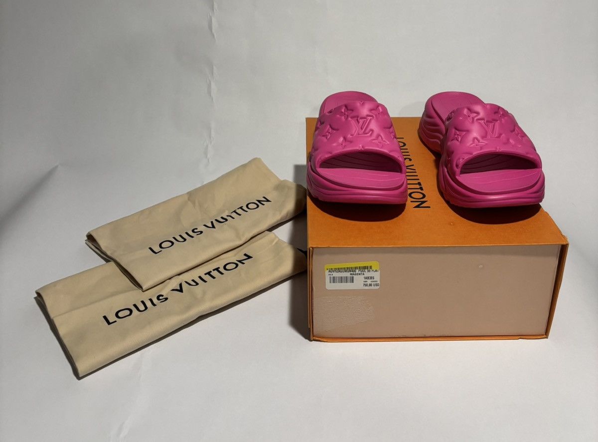Louis Vuitton Louis Vuitton “Pool Flat Comfort Mule” Size US 10 / IT 40 - 3 Thumbnail