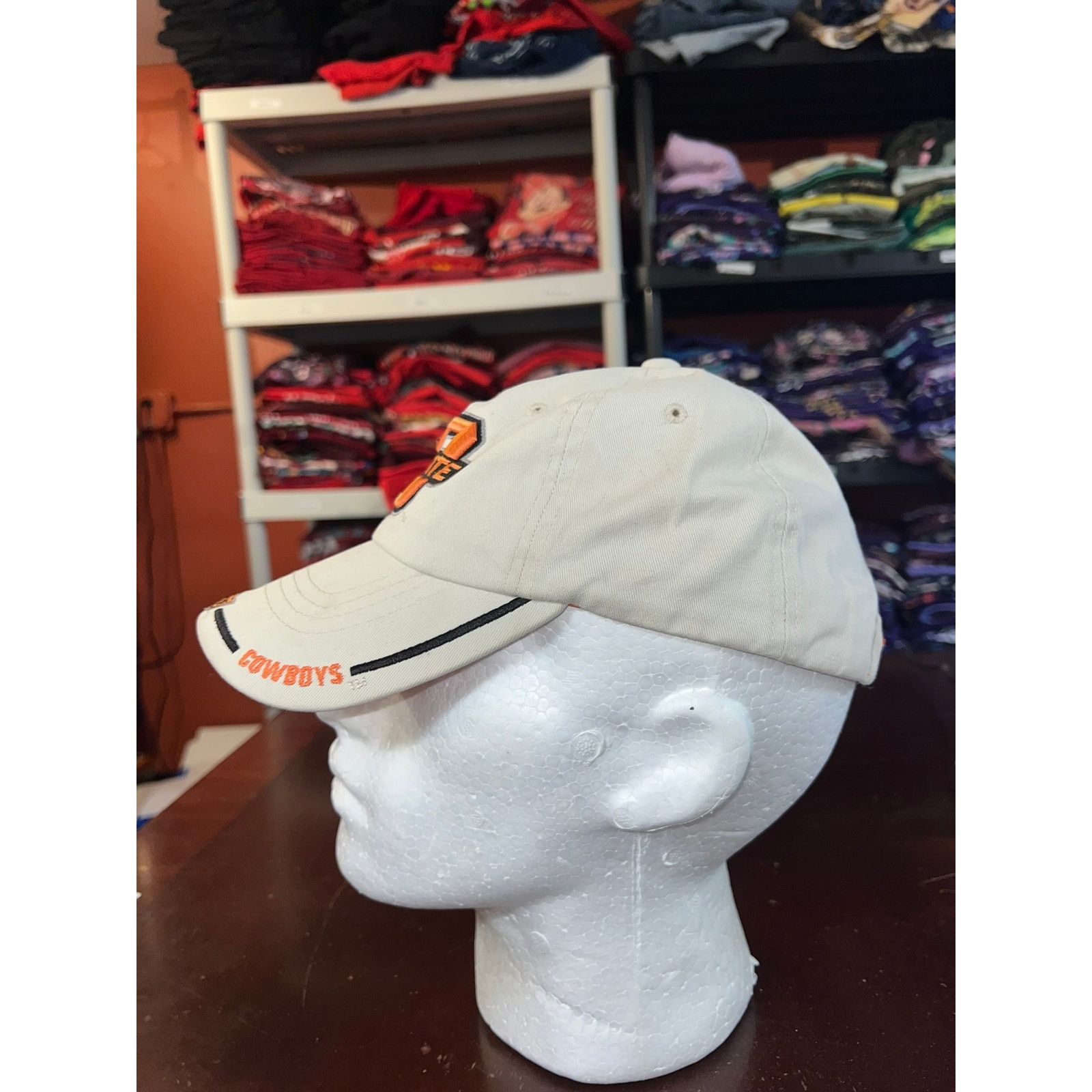 NCAA Oklahoma State Hat OSU NCAA Captains Collection College Cap Size ONE SIZE - 3 Thumbnail