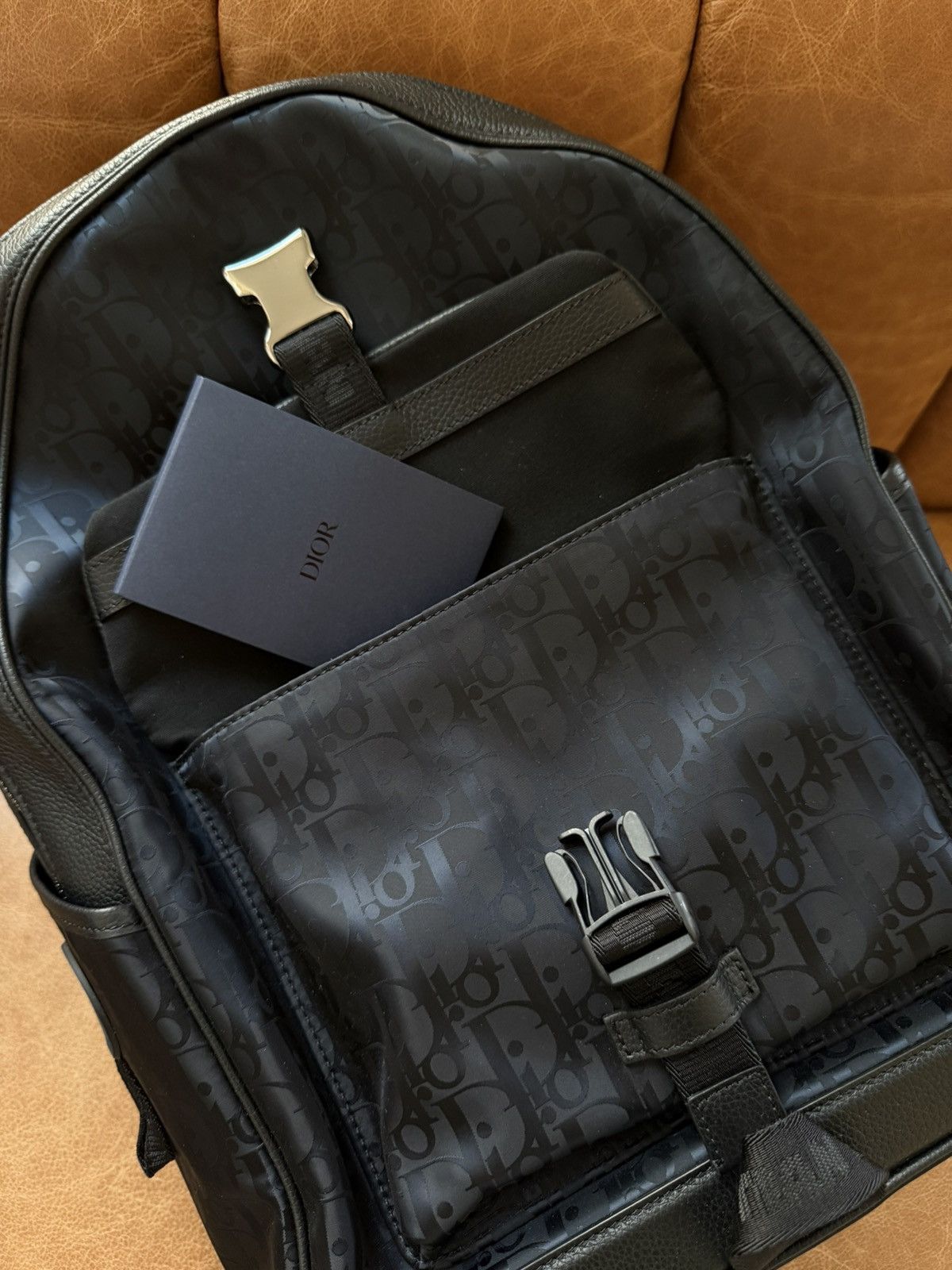 Dior Black Oblique Nylon Explorer Backpack Size ONE SIZE - 10 Thumbnail