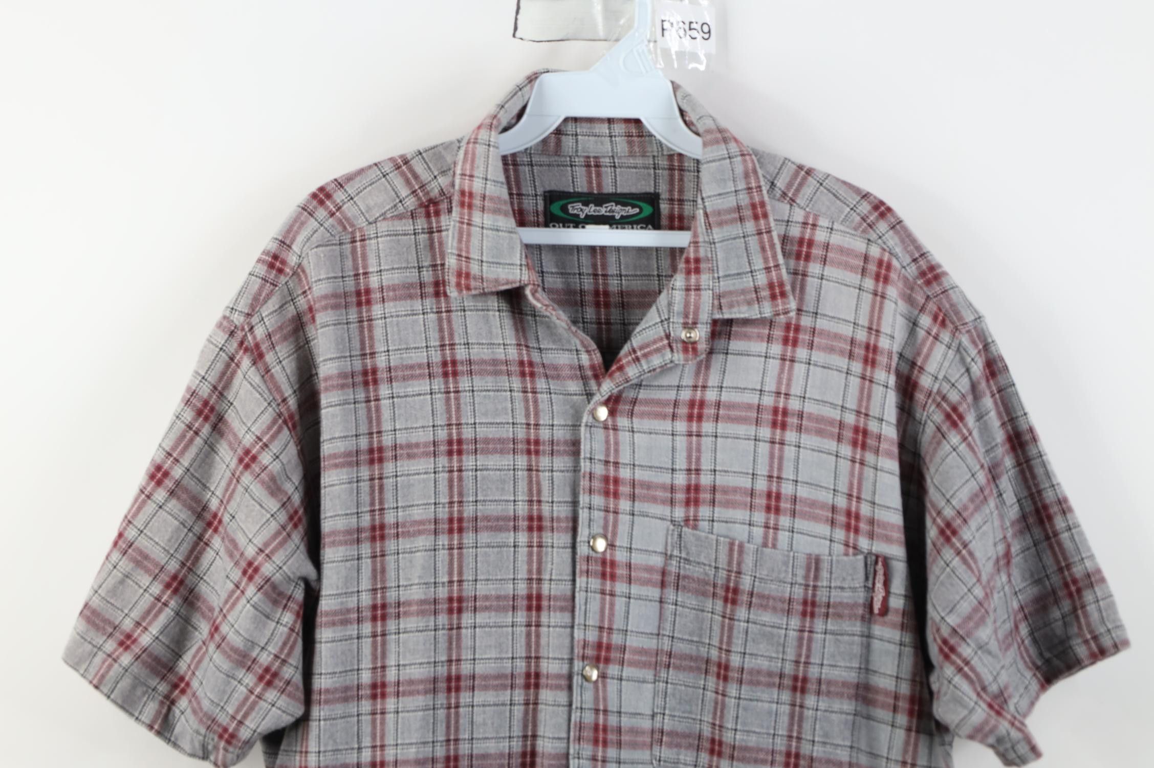 Vintage Vintage 90s Troy Lee Designs Racing Snap Button Shirt USA Size US M / EU 48-50 / 2 - 2 Thumbnail