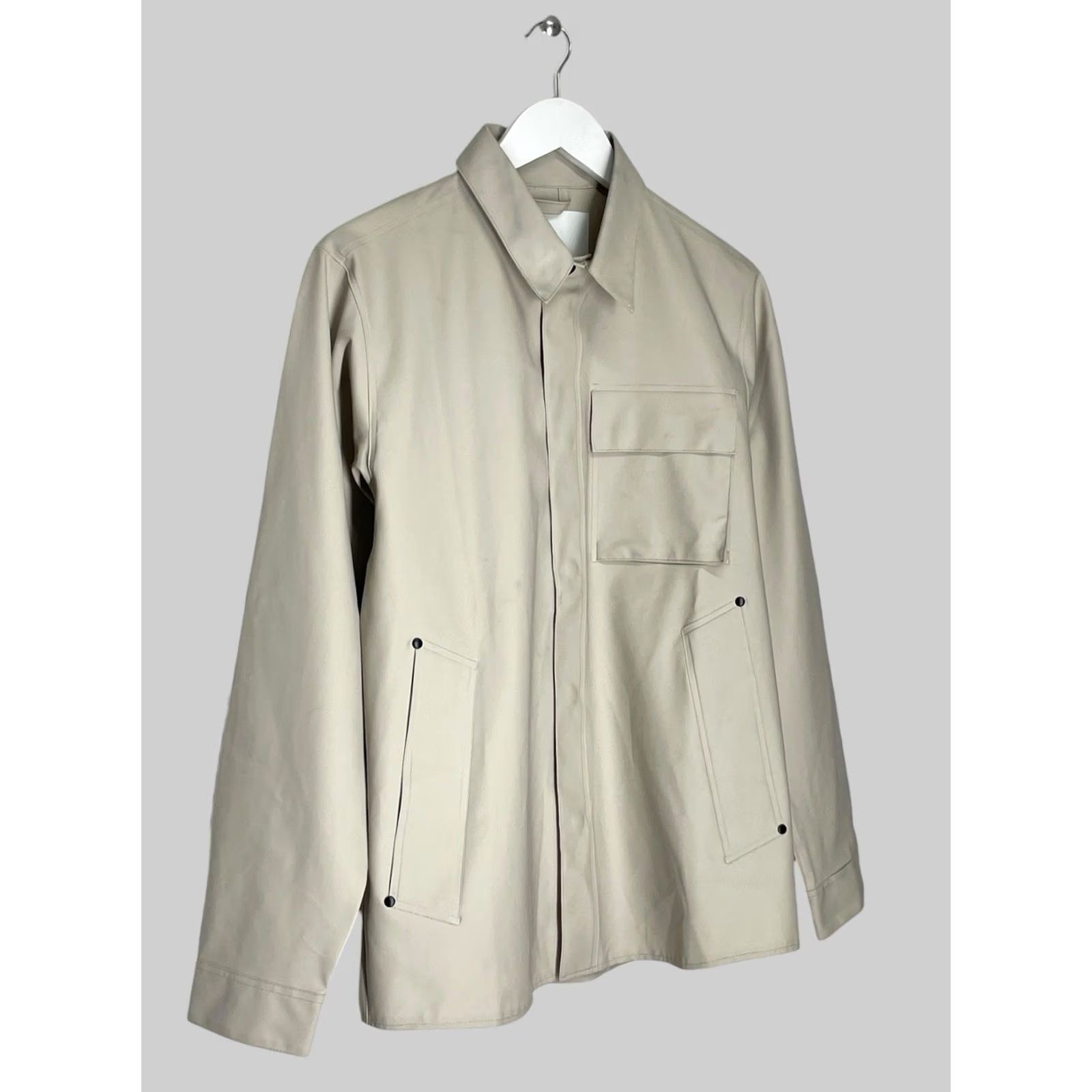 Stutterheim Stutterheim Ringen Raincoat Overshirt Sand Women M Size M / US 6-8 / IT 42-44 - 2 Thumbnail