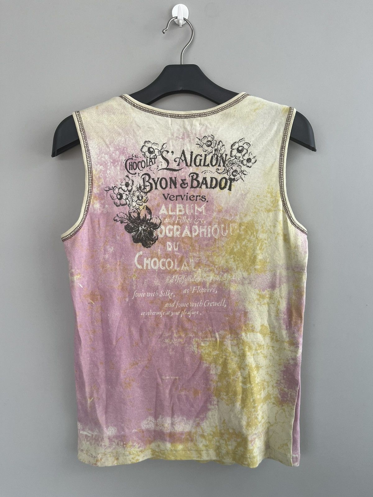 If Six Was Nine Skinny Minnie Tank Tops Y2k Poem Abstract Size L / US 10 / IT 46 - 2 Thumbnail