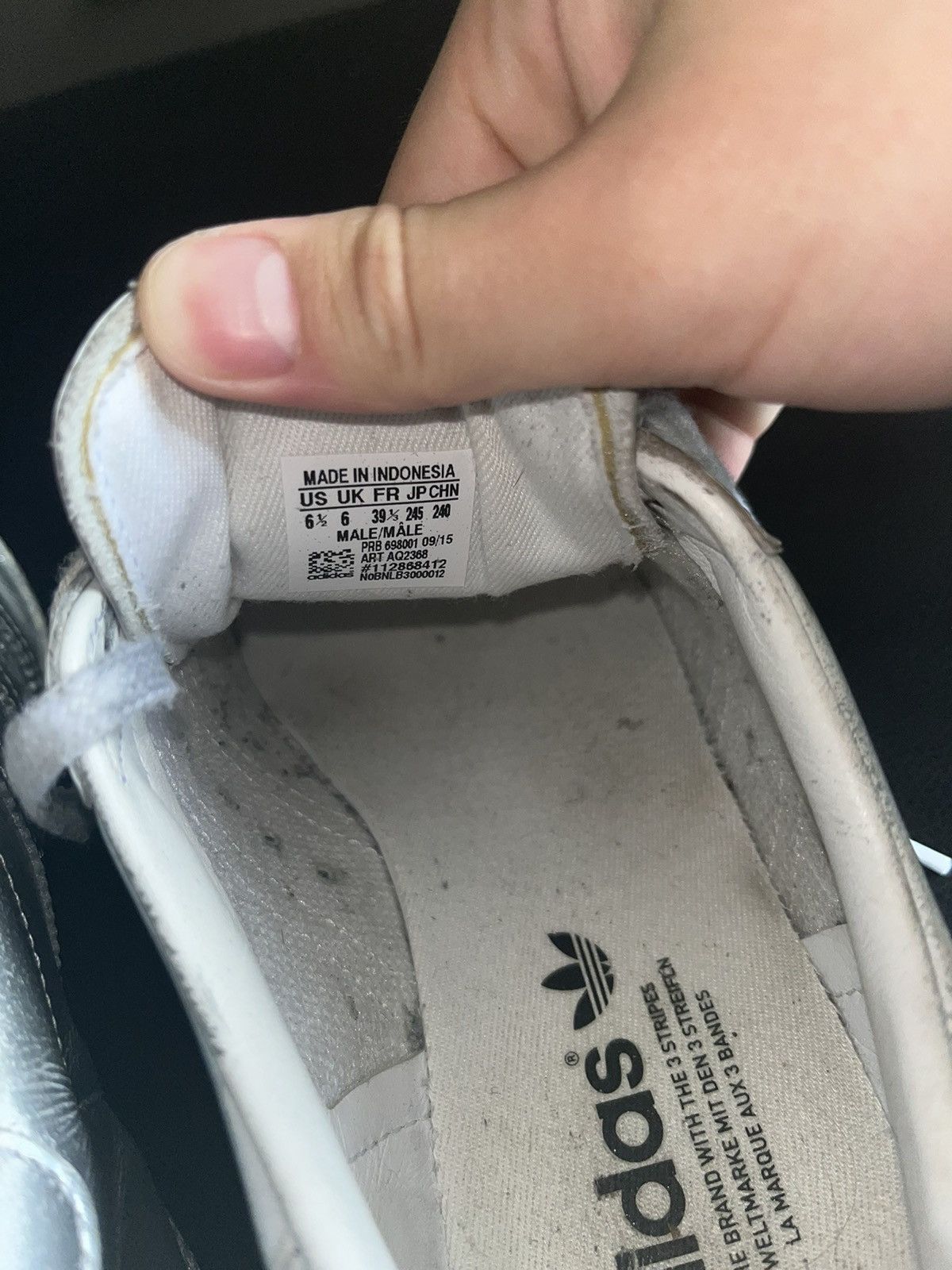 Adidas Adidas Superstar Metal Toe Size US 8.5 / IT 38.5 - 7 Thumbnail