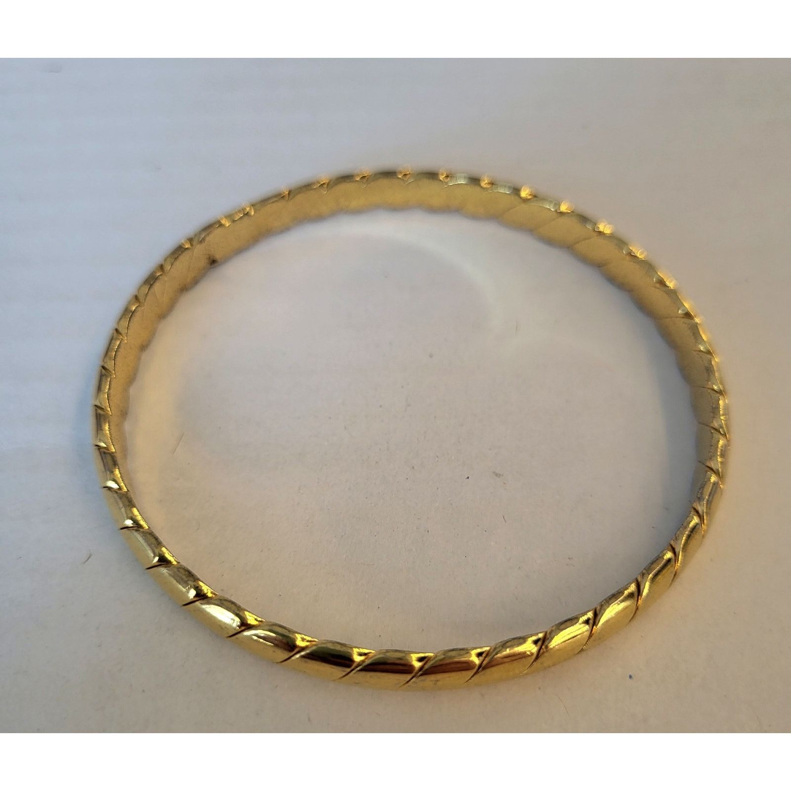 Monet Monet Gold Bangle Vintage Size ONE SIZE - 2 Thumbnail