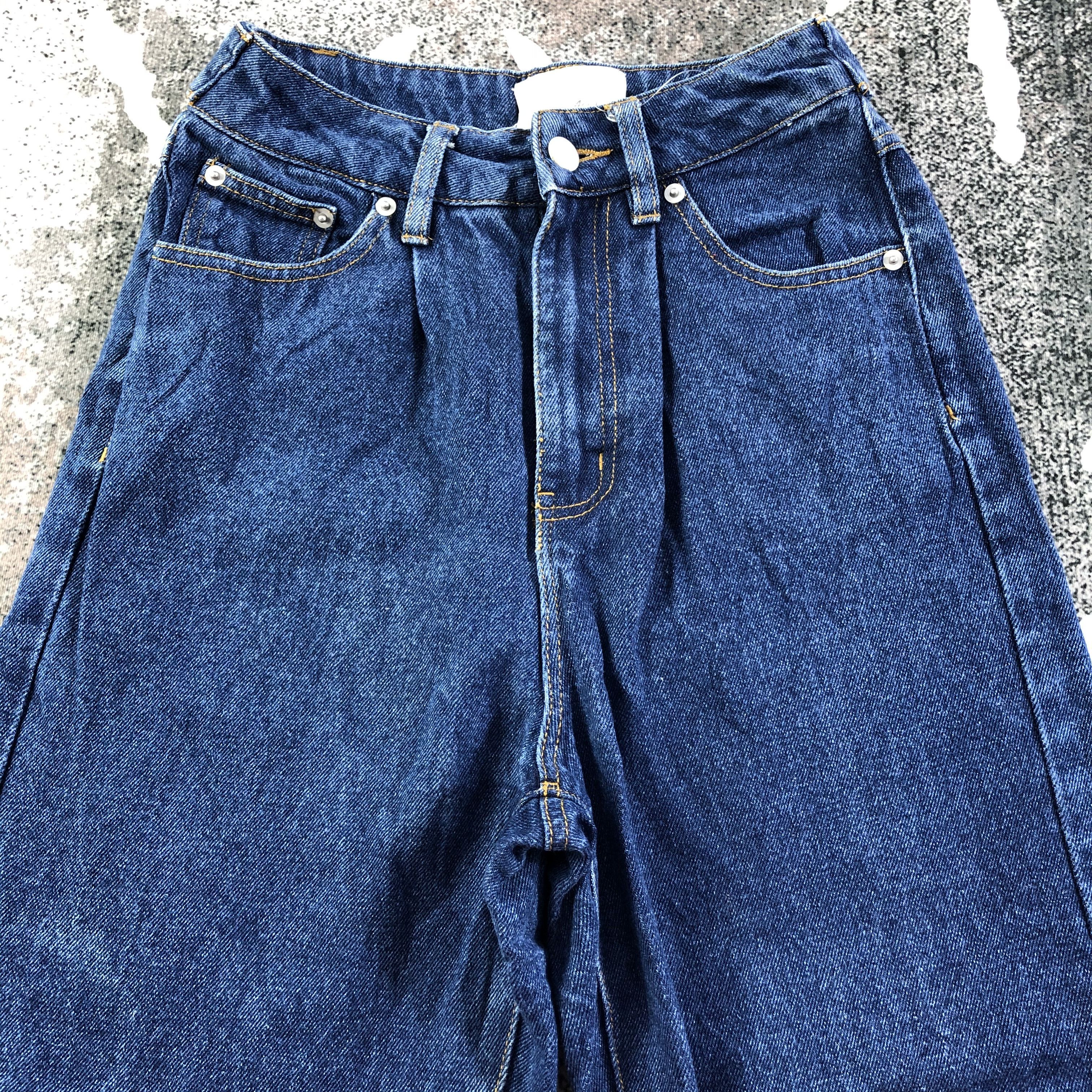 Japanese Brand Vintage Japanese Brand Jeans Baggy Cropped Denim KJ1553 Size 24" / US 00 / IT 34 - 3 Thumbnail