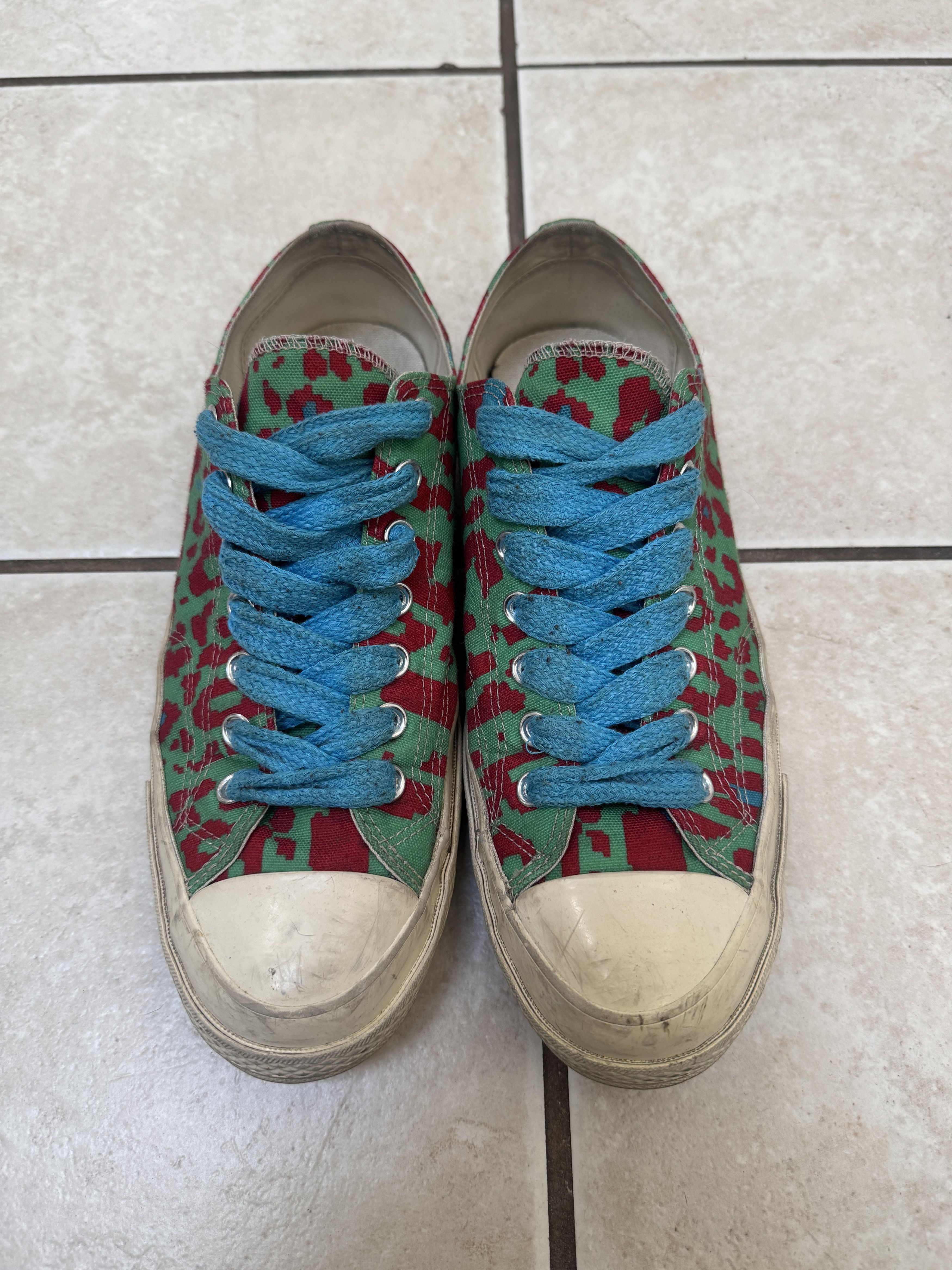 Converse × Golf le Fleur LEOPARD PRINT GREEN CHUCK 70 LOW GOLF LE FLEUR X CONVERSE Size US 10 / EU 43 - 1 Thumbnail
