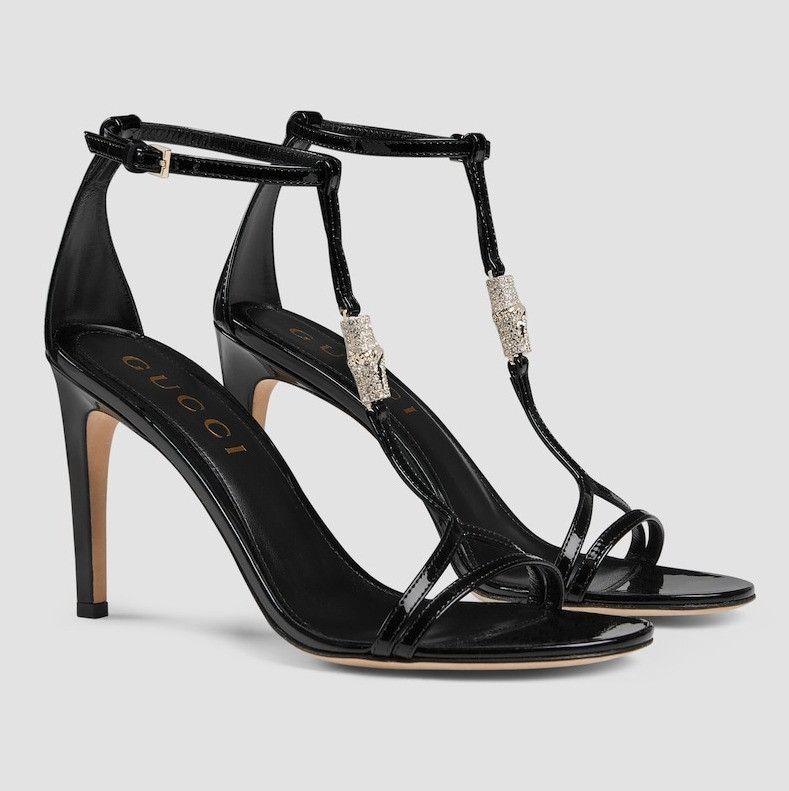 Gucci o1loc1c0426 835736 Women's Sandals With Bamboo in Black Size US 5 / IT 35 - 2 Thumbnail