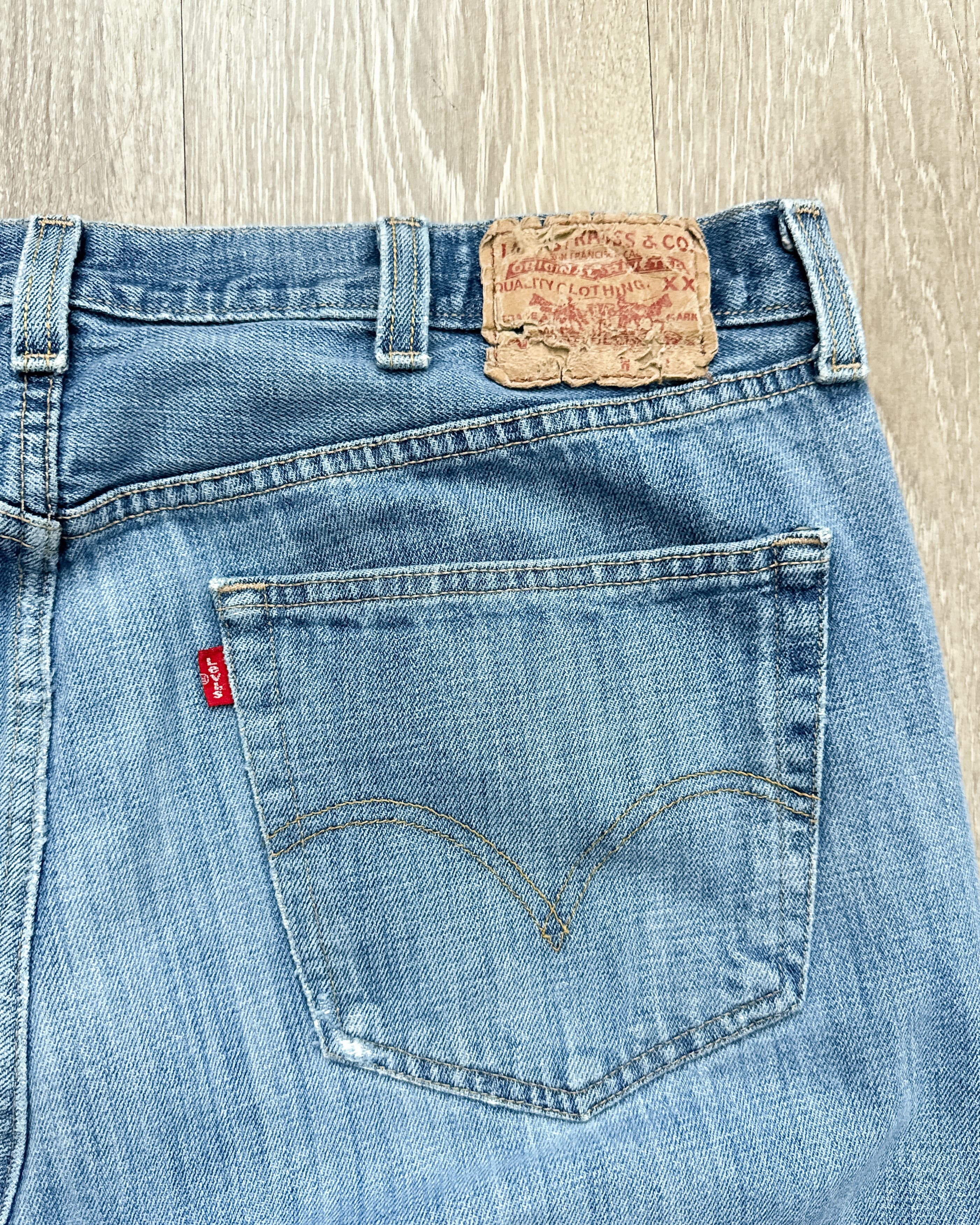 Levi's Vintage 2000s Levi's 501 Jeans Faded Distressed Men's 38 Size US 38 / EU 54 - 8 Thumbnail