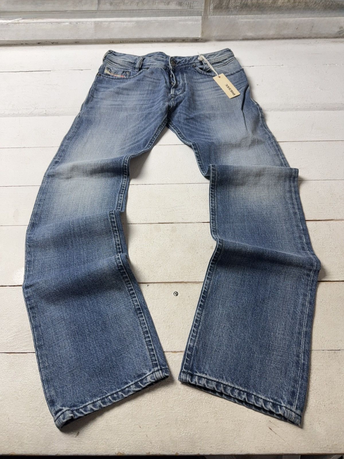 Luxury Diesel Iakop Regular Slim Tapered Jeans W27 L32