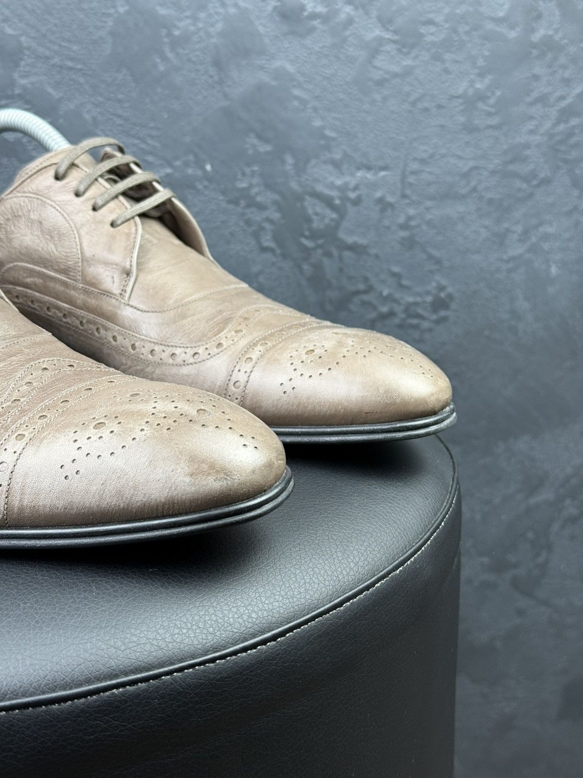 Dolce & Gabbana DOLCE & GABBANA Leather Derby Shoes Size 6 Size US 6 / EU 39 - 6 Thumbnail