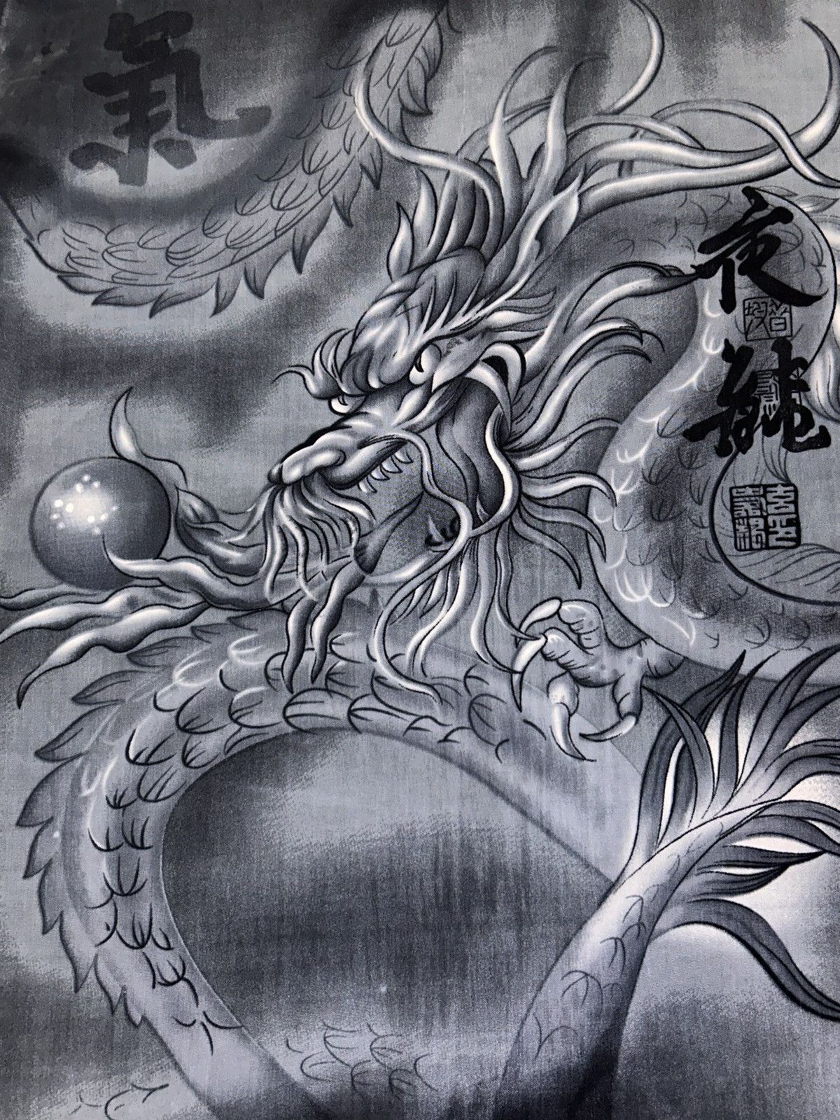 Vintage Japanese Brand Vintage Y2K VTG Japanese Dragon Print Shirt Size US XXL / EU 58 / 5 - 16 Thumbnail