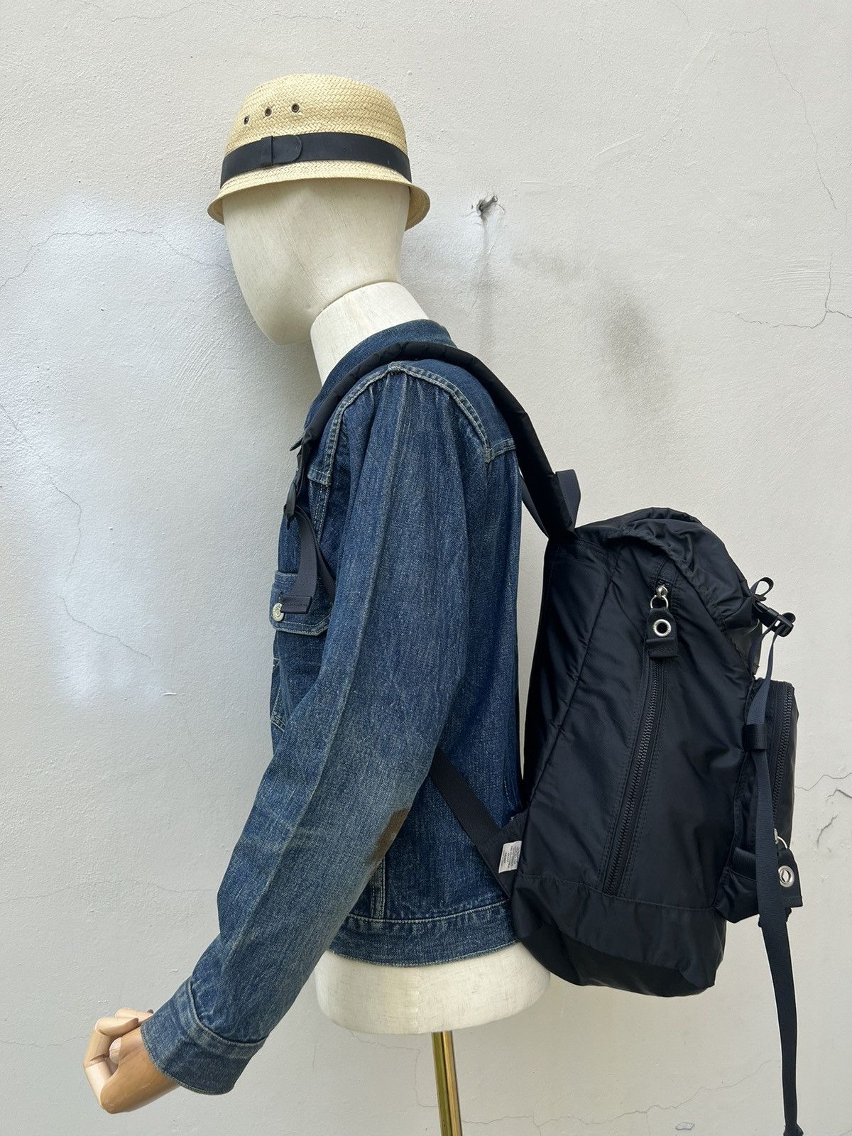 image of Vintage Sazaby Japan Black Backpack, Men's