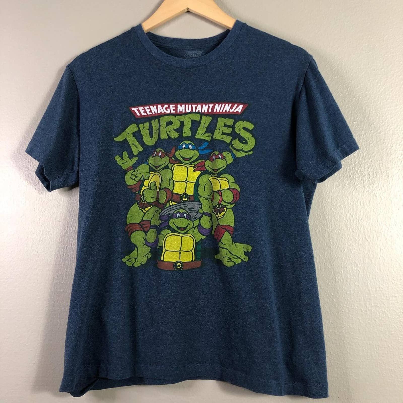 TMNT Upcycled TShirt Hoodie Teenage Mutant Ninja Turtles by