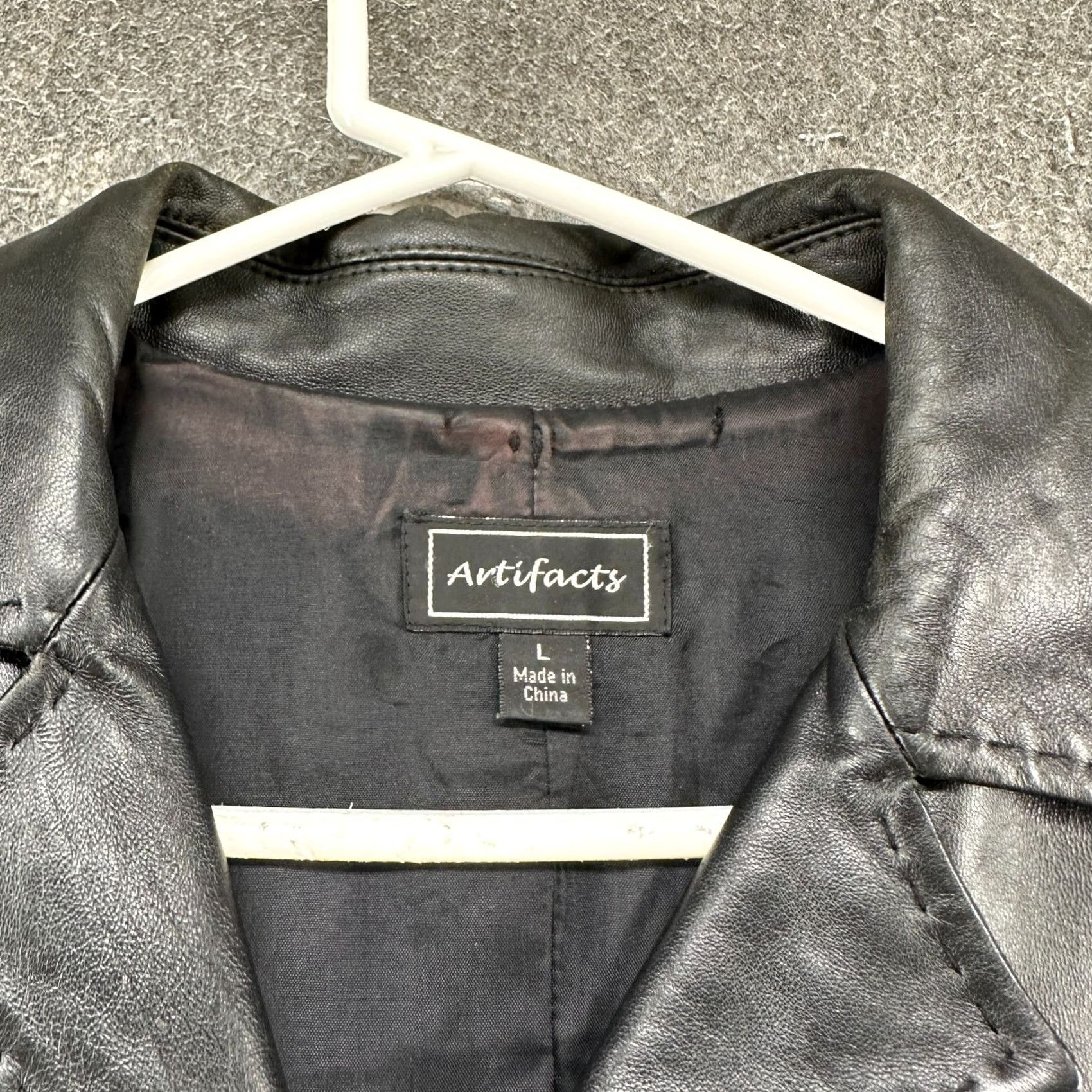 Vintage VINTAGE Artifacts Coat Womens L Black Long Genuine Leather Lined Overcoat 90s Size L / US 10 / IT 46 - 6 Thumbnail
