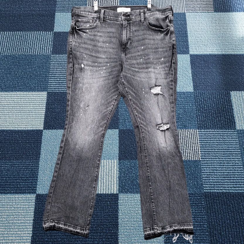 Pacsun Pacsun Jeans Womens 36 Gray Slim Boot High Rise Stretch Distressed Zip Fly Denim Denim Jeans Slim Bootcut Gray PacSun Women 36 Regular Size Size 25" / US 0 / IT 36 - 1 Thumbnail