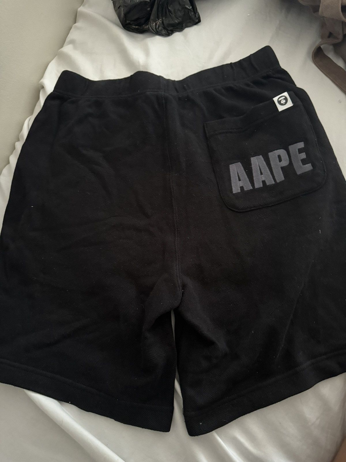 Aape × Bape Aape By a Bathing Ape Patch Shorts Size US 28 / EU 44 - 2 Thumbnail
