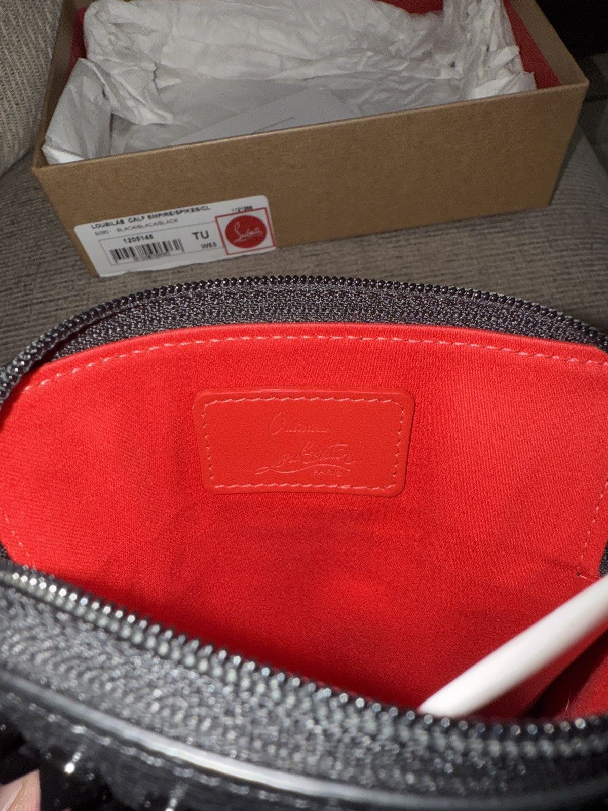 Christian Louboutin Christian Louboutin Loubilab Spikes Studs 2Way Shoulder Bag Size ONE SIZE - 10 Thumbnail