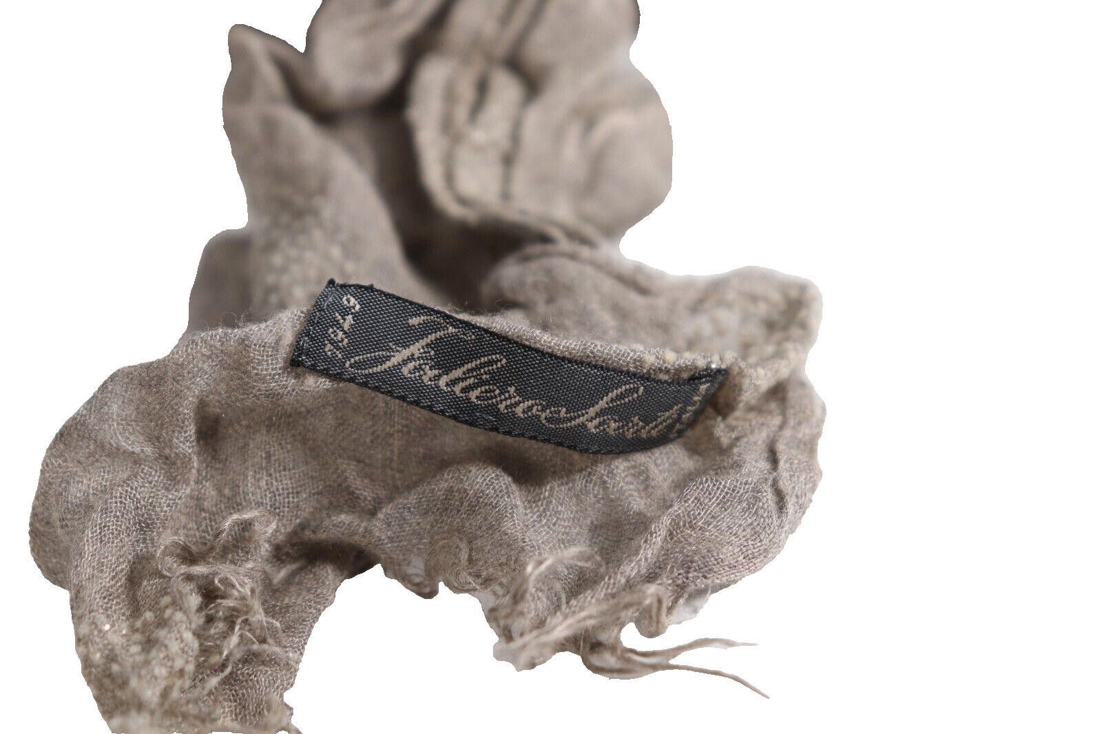 Faliero Sarti Faliero Sarti 37" x 37" Beige Brown Studded Scarf AS IS Size ONE SIZE - 3 Thumbnail