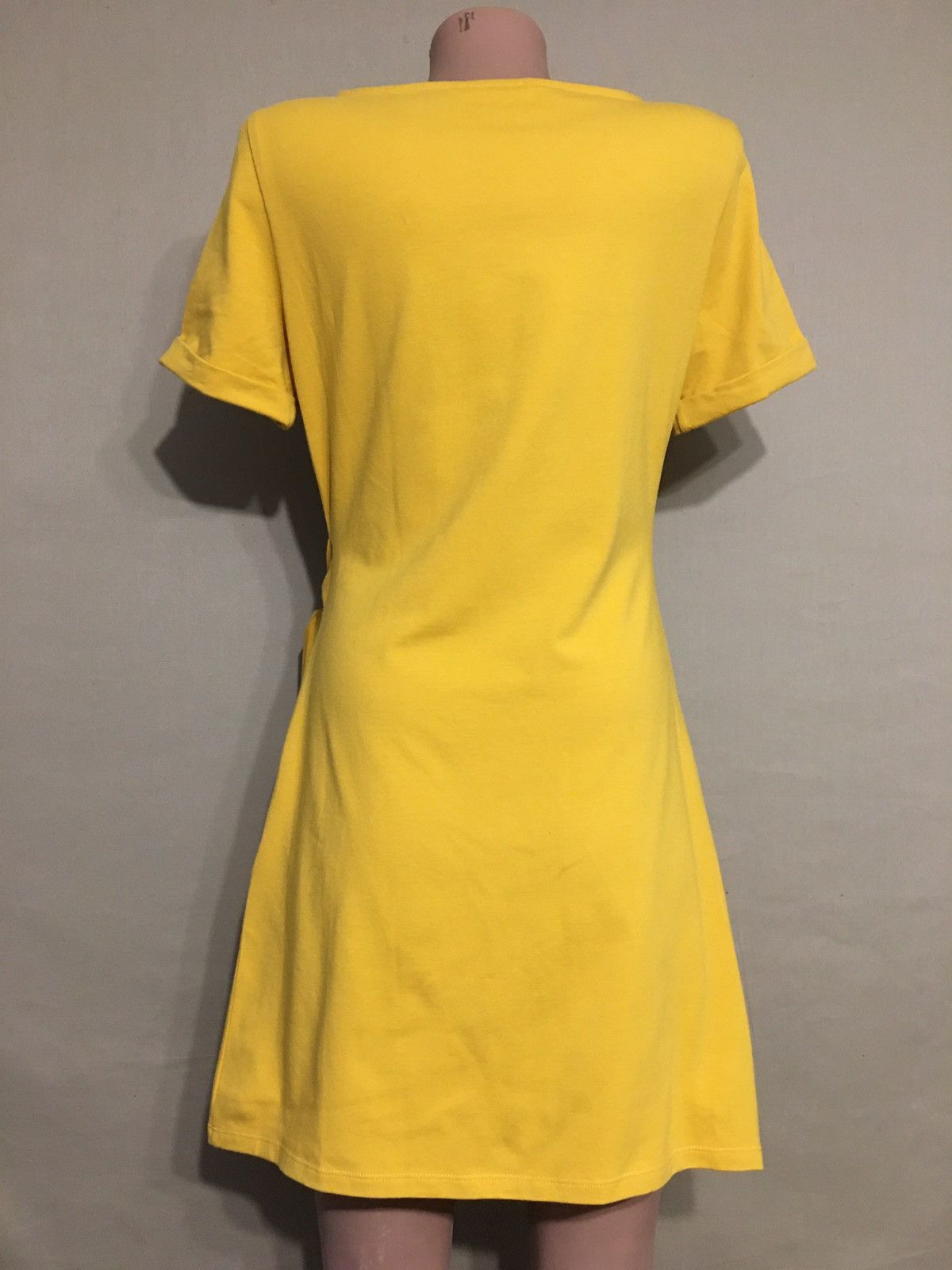 Sezane SEZANE Pippa Yellow Cotton Short Dress Size XS Size XS / US 0-2 / IT 36-38 - 8 Thumbnail