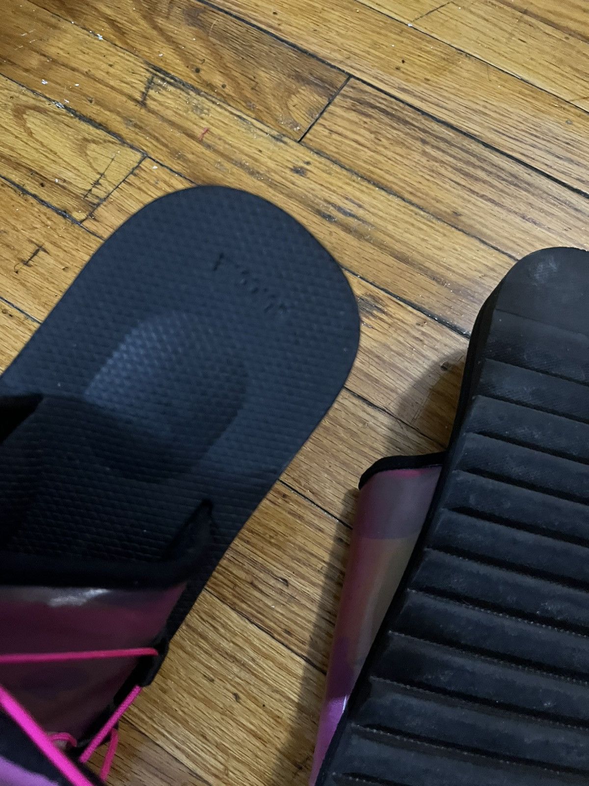 Bape Bape suicoke slides iridescent pink Size US 9 / EU 42 - 5 Thumbnail