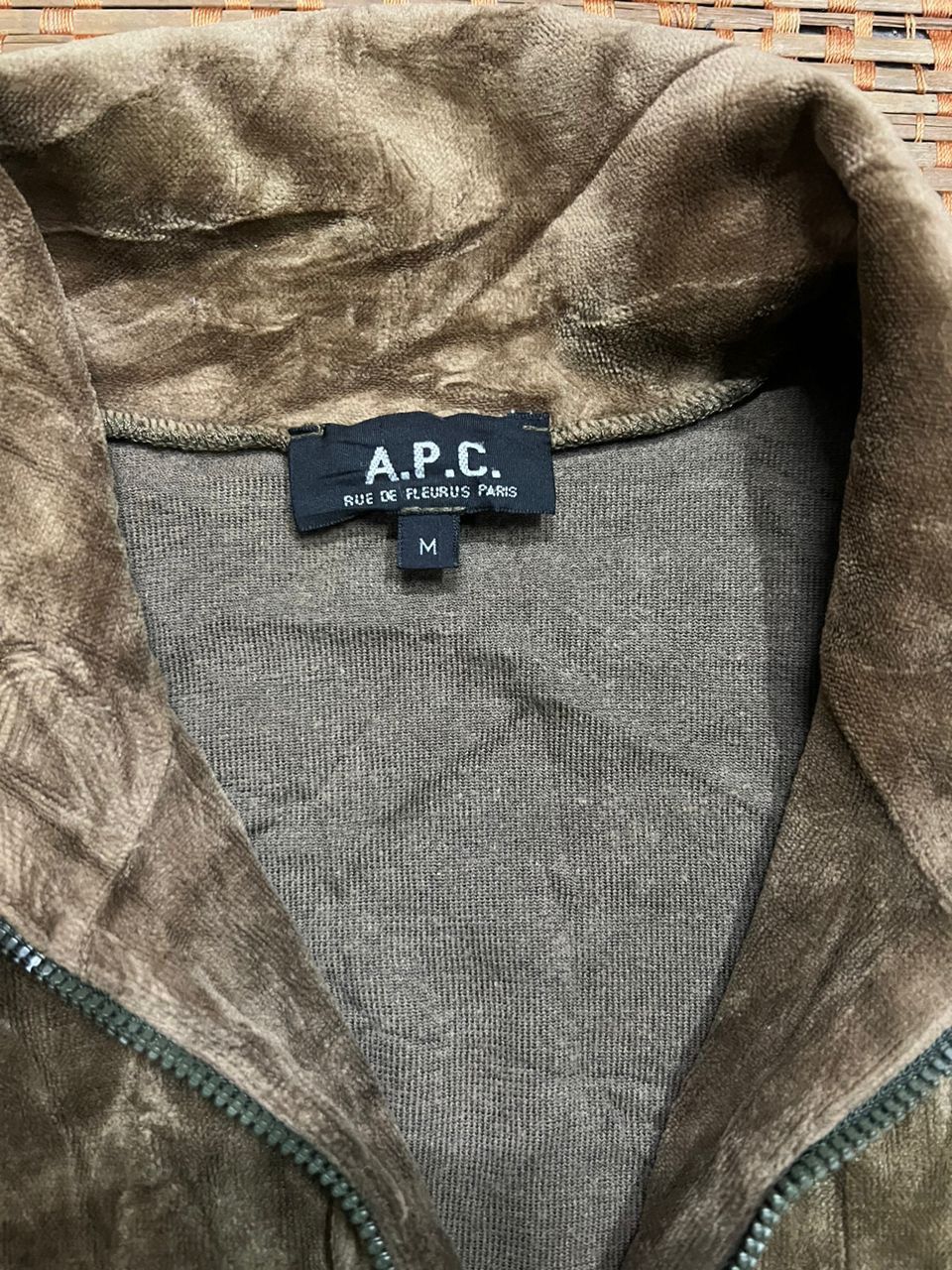 A.P.C. Archival Clothing A.P.C Sweater Velvet Brown RIRI Zipper Size US S / EU 44-46 / 1 - 3 Thumbnail