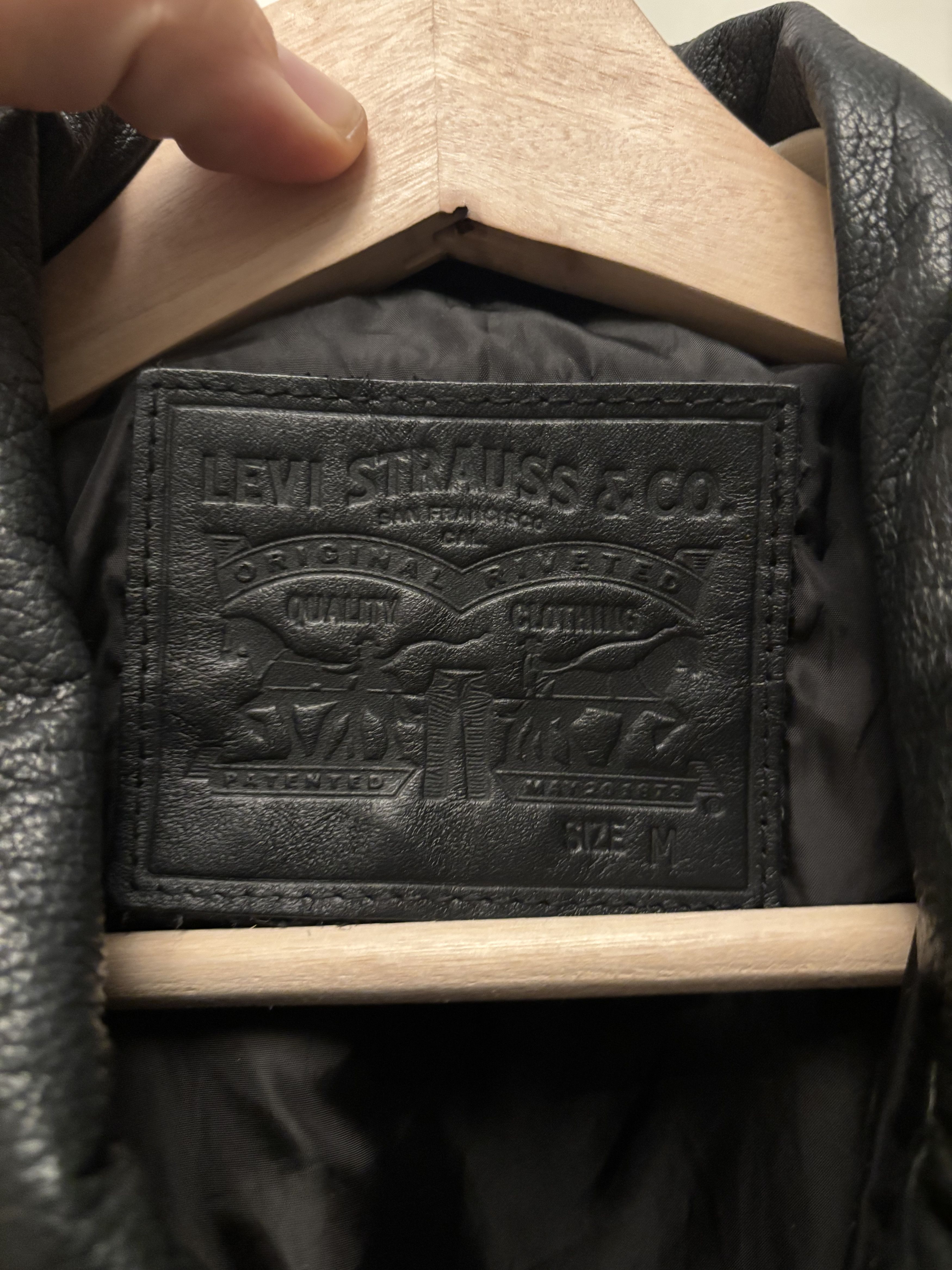 Levi's Levis Leather Jacket Type 3 Buffalo Leather Size US M / EU 48-50 / 2 - 4 Thumbnail