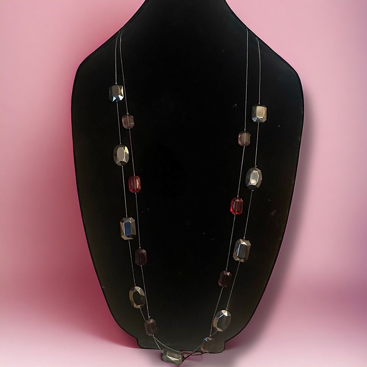 Other NY Collection double strand multicolor station bead necklace Size ONE SIZE - 1 Thumbnail