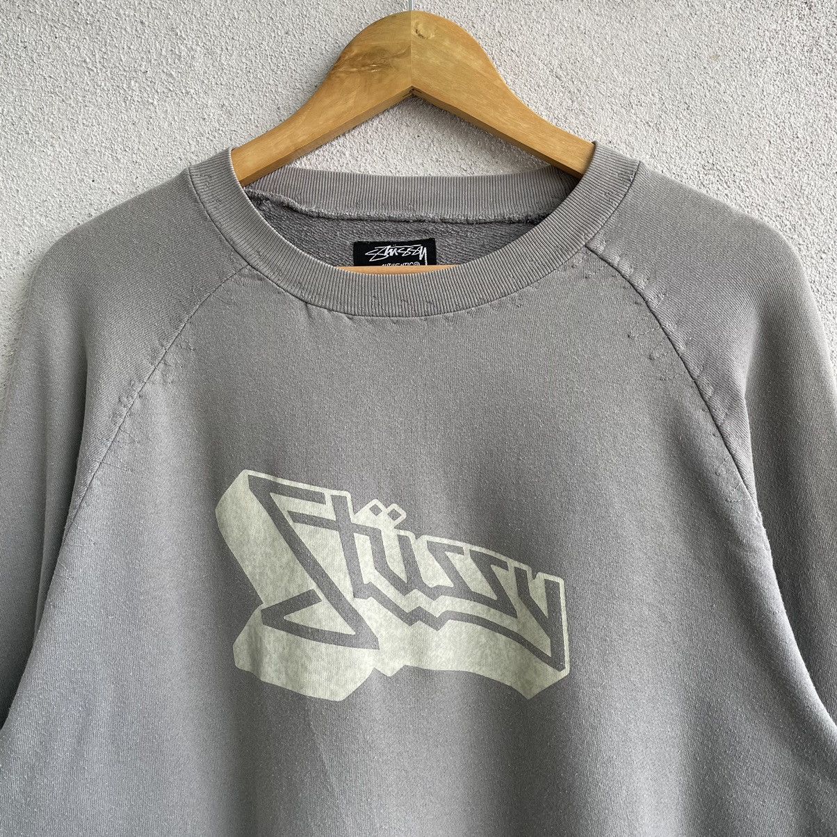 Stussy Vintage Thrashed Y2K Stussy Sweater Size US XL / EU 56 / 4 - 2 Thumbnail