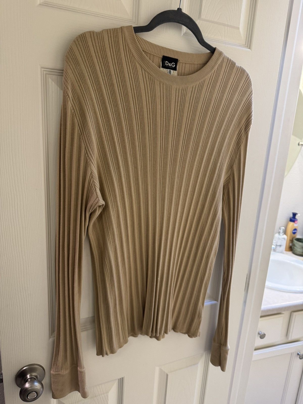 Dolce & Gabbana Knit Dolce & Gabbana Long Sleeve Light Sweater Size US L / EU 52-54 / 3 - 1 Thumbnail