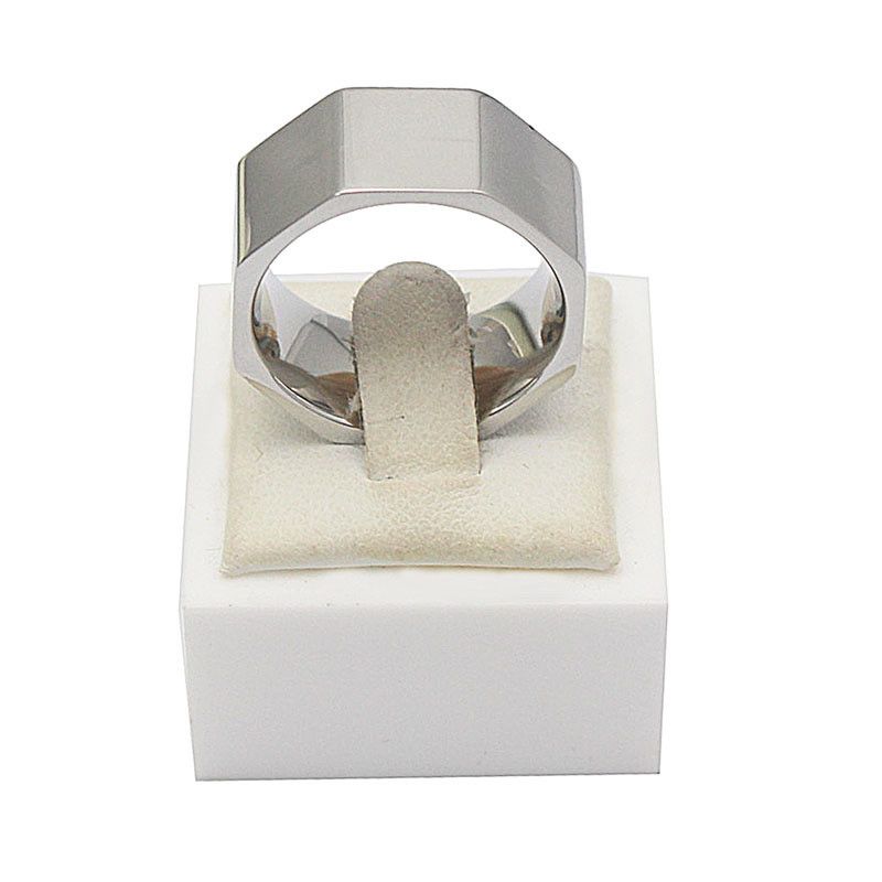 Jewelry × Vintage SIZE 10 Stainless Steel Wide Irregular Ring Size ONE SIZE - 1 Thumbnail