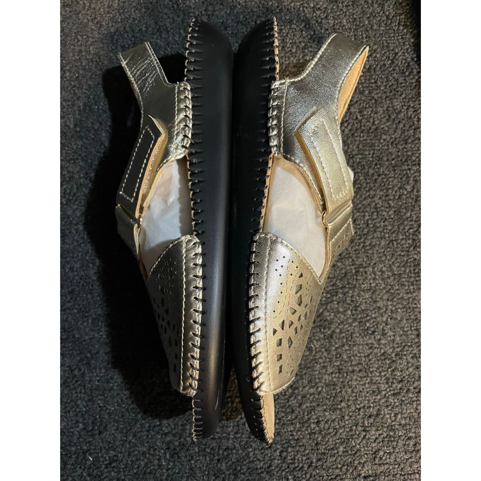Naturalizer Naturalizer Scout2 Gold Sling Back Sandals 9.5 N Size US 9.5 / IT 39.5 - 3 Thumbnail