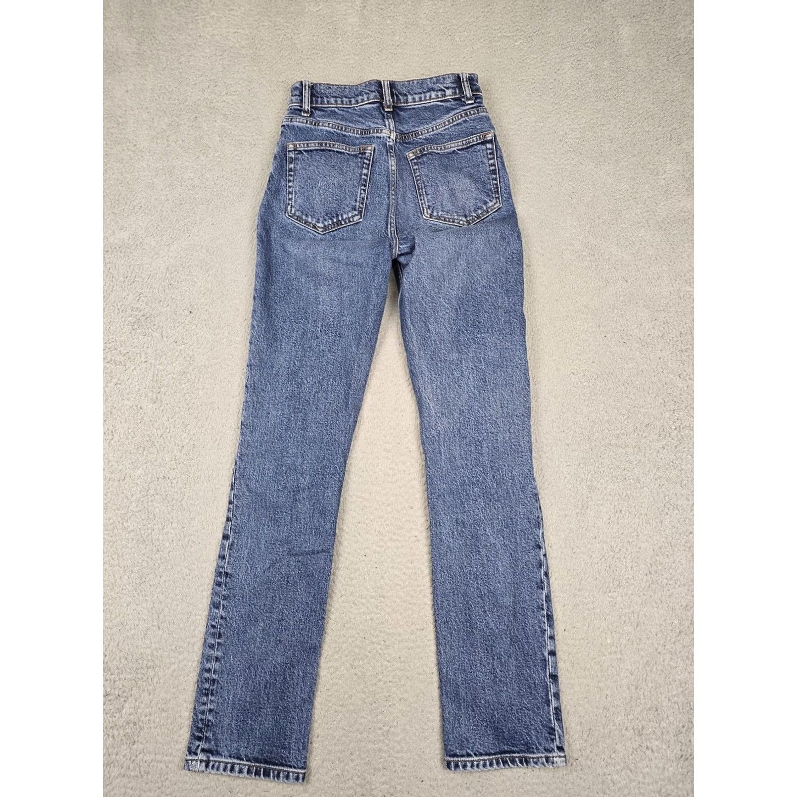 Reformation Reformation Jeans Womens 24 High Rise Straight Blue Liza Ultra 32 Medium Wash Size 42" / US 20 - 5 Thumbnail