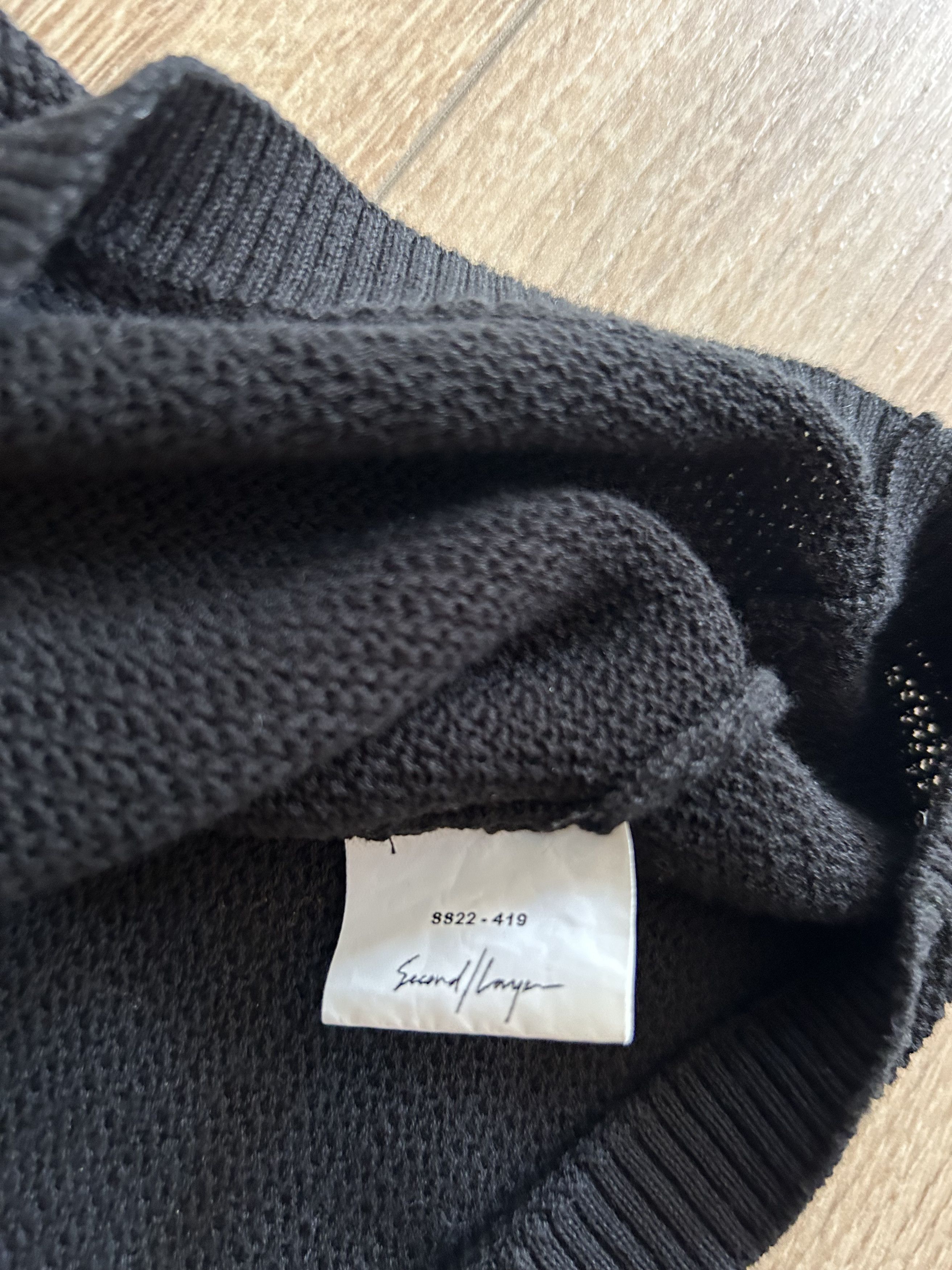 SSENSE × Second/Layer SSENSE Exclusive Black Polo Size US M / EU 48-50 / 2 - 6 Thumbnail