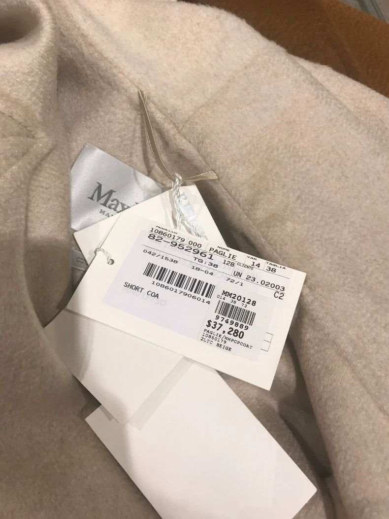 Max Mara Max Mara Beige double-faced cashmere coat Size L / US 10 / IT 46 - 7 Thumbnail
