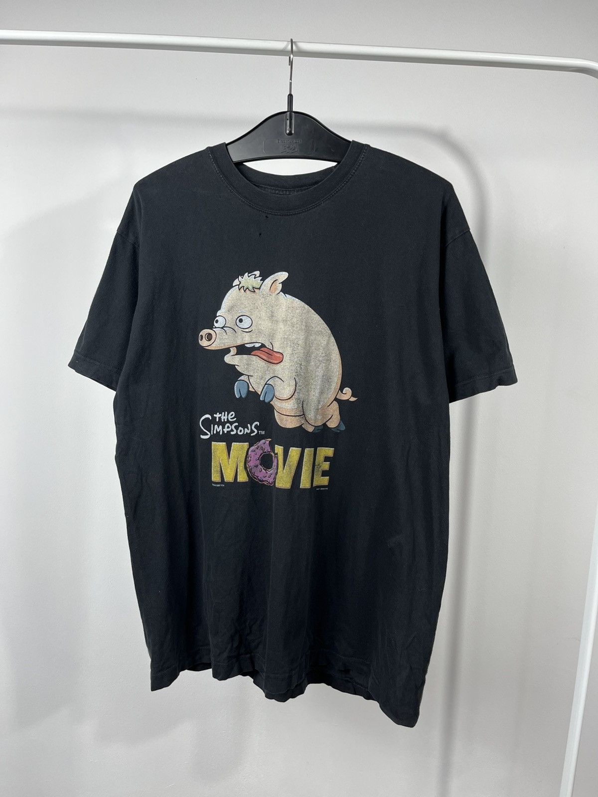 Other Vintage 2007 The Simpsons Movie T-Shirt Spider Pig Black Tee Size US L / EU 52-54 / 3 - 1 Thumbnail