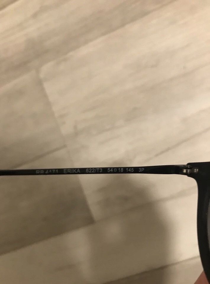 Designer × RayBan Raybans RB4171 ERIKA 622/T3 Polarized Sunglasses Size ONE SIZE - 7 Thumbnail
