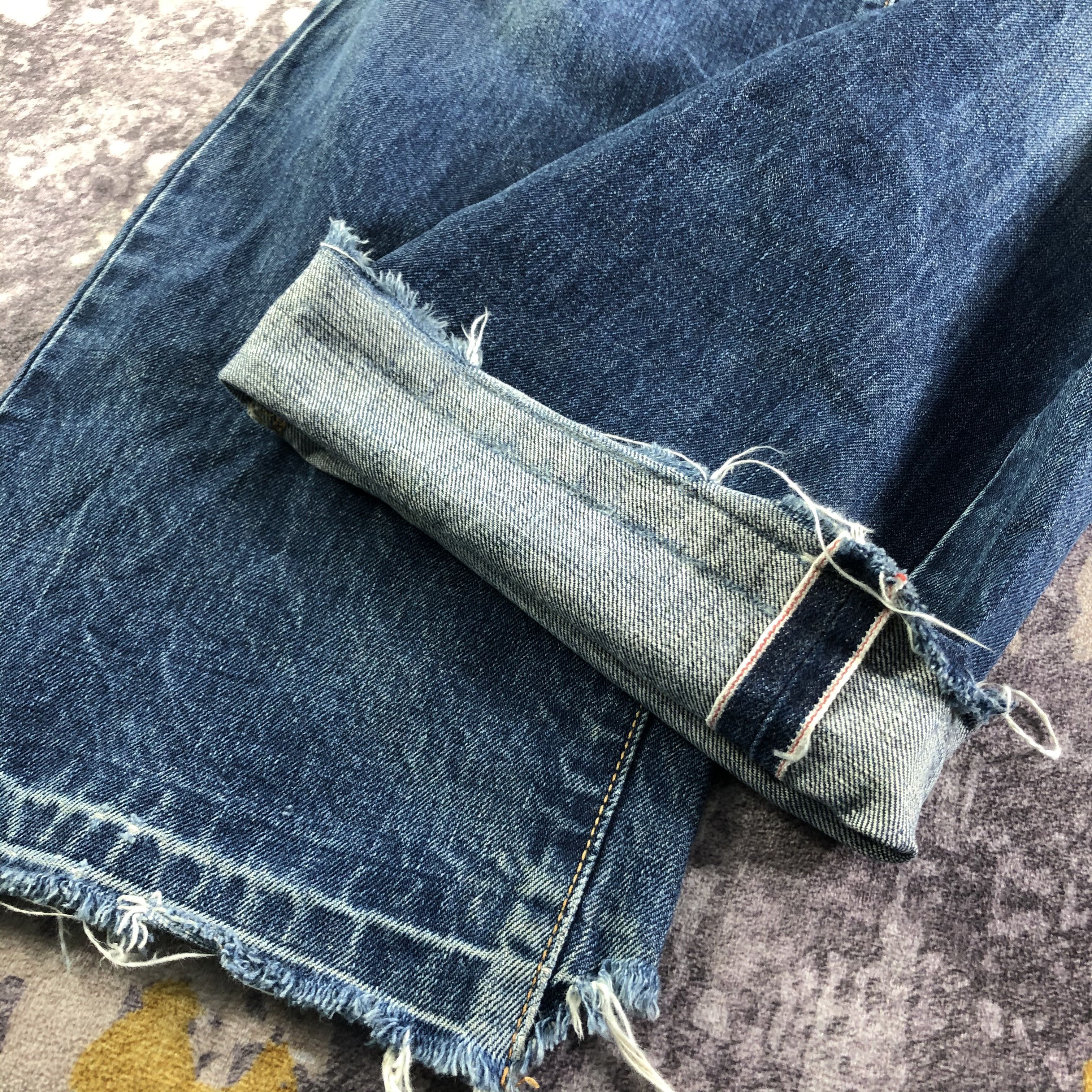 Edwin Vintage Blue Wash Edwin 505 Selvedge Jeans-JM3662 Size US 32 / EU 48 - 7 Thumbnail