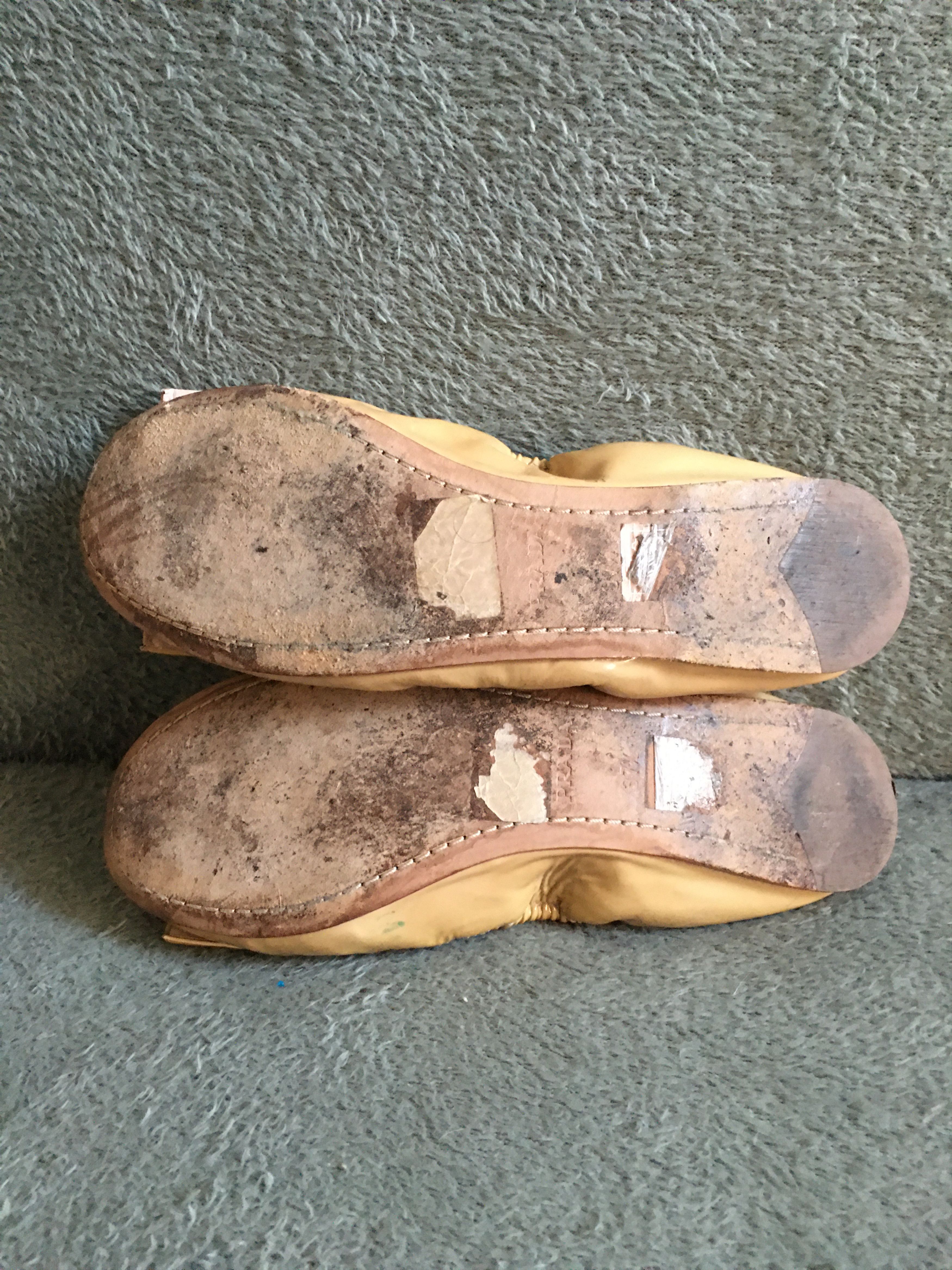 Prada × Vintage PRADA Beige Patent Leather Balets Flats Pumps EU37.5 Size US 7.5 / IT 37.5 - 10 Thumbnail