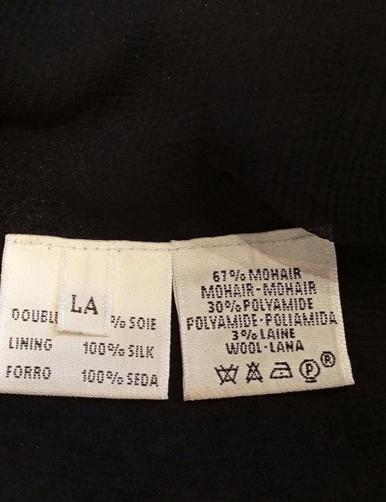 Hermes Rare Vintage 1990s Hermes Mohair Black Jacket Size S / US 4 / IT 40 - 7 Thumbnail