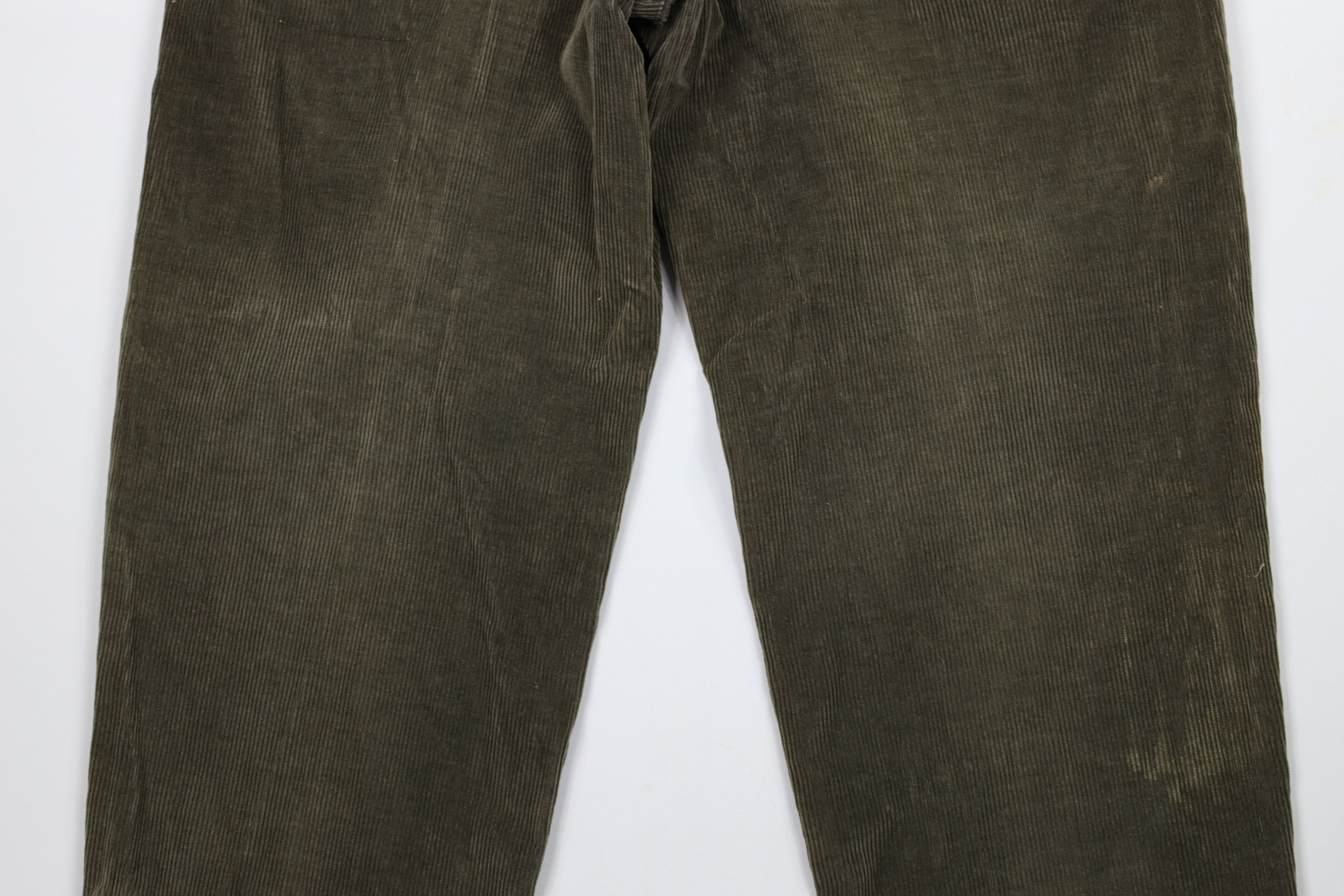Tommy Hilfiger × Vintage Vintage 90s Tommy Hilfiger Pleated Wide Leg Corduroy Pants Size US 32 / EU 48 - 13 Thumbnail