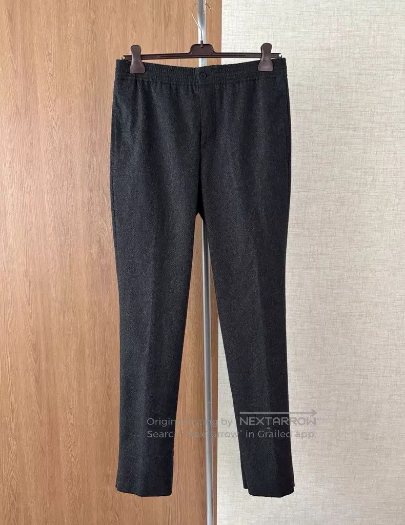 Hermes Hermes Flannel drawstring casual pants Size US 26 / EU 42 - 1 Thumbnail