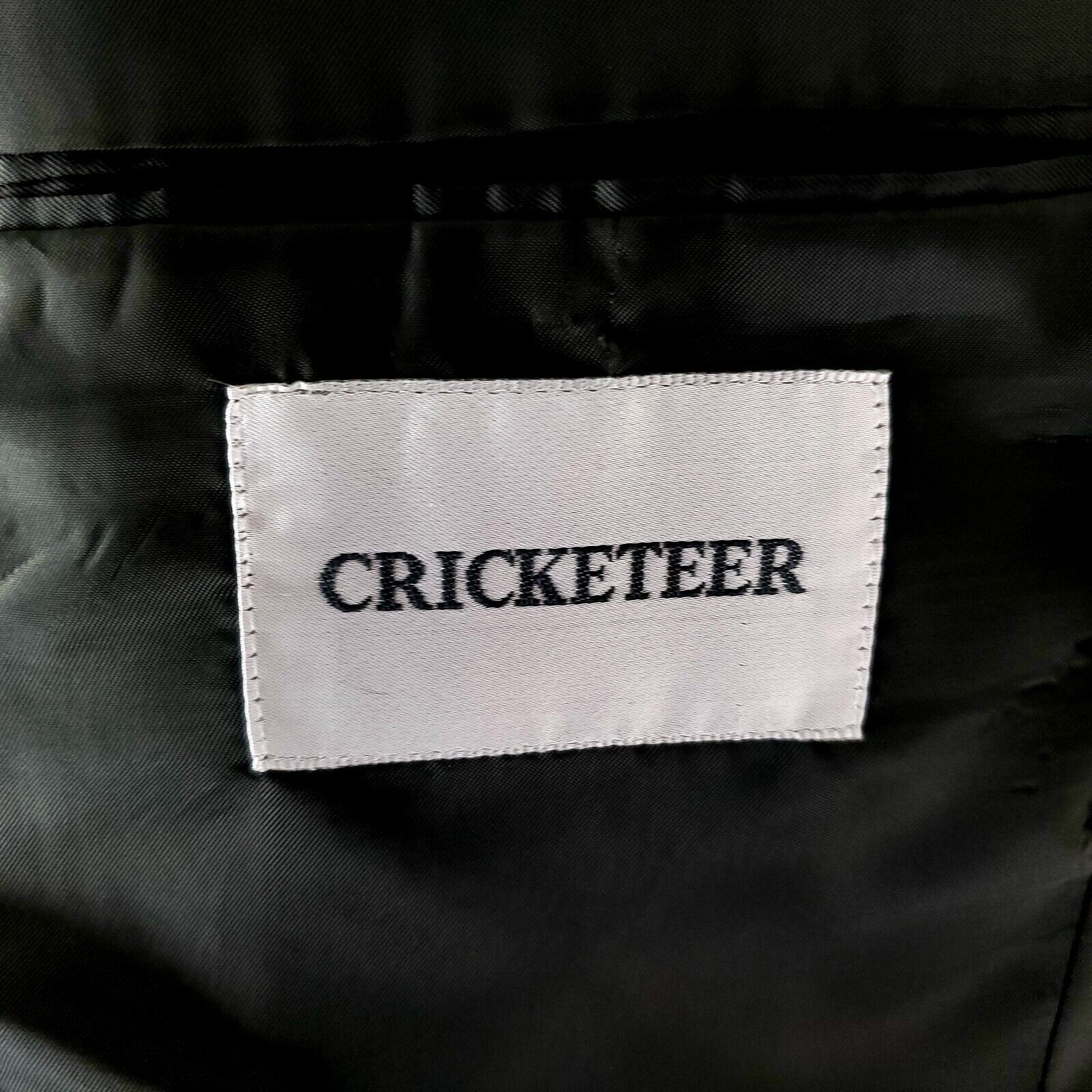 Vintage Cricketeer Wool 2 Button Sport Coat 40L Tan Glen Plaid Blaze Size 40L - 7 Thumbnail