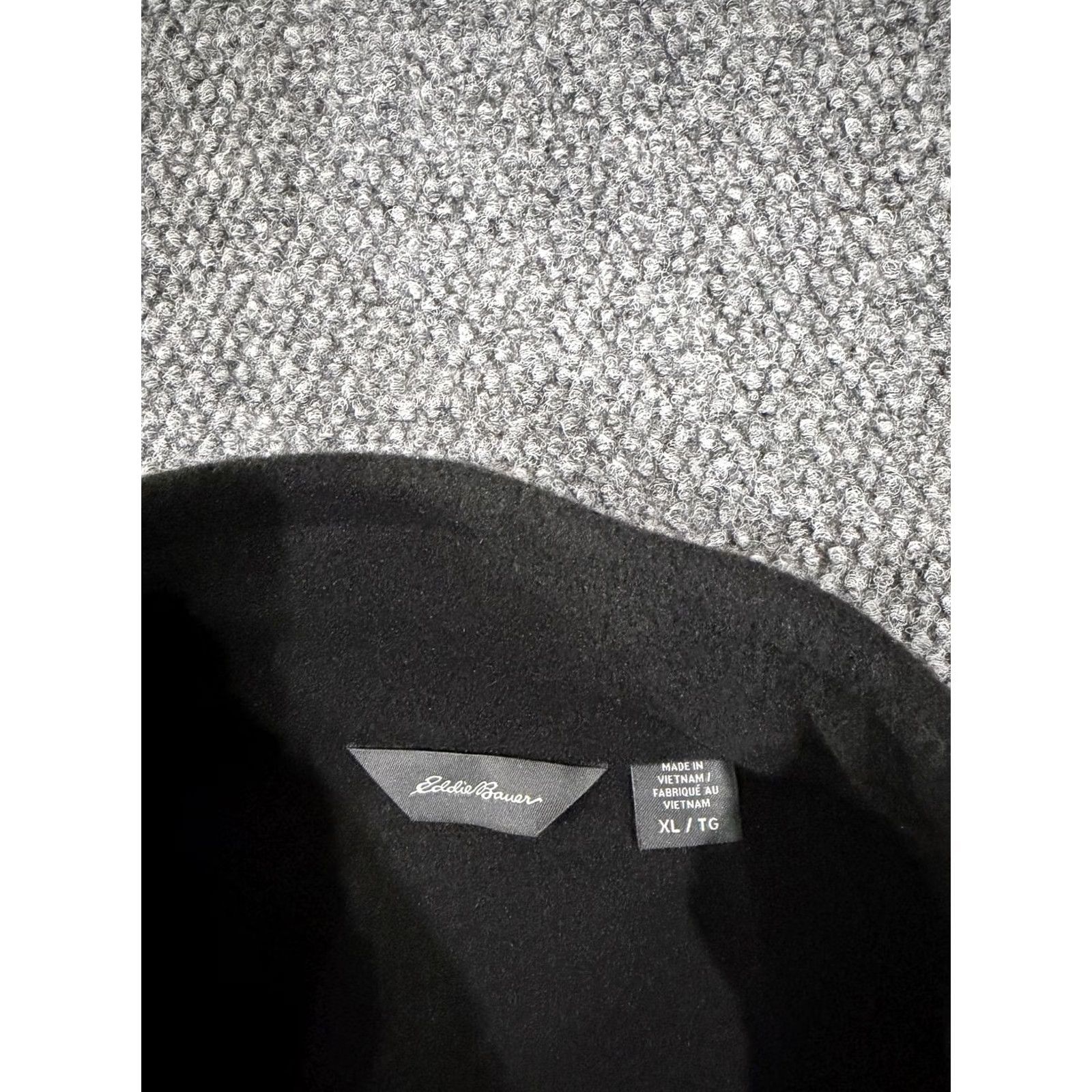 Eddie Bauer VINTAGE? No — Eddie Bauer Vest Womens XL Black Fleece Full Zip Cytiva Logo Outdoor Size XL / US 12-14 / IT 48-50 - 6 Thumbnail