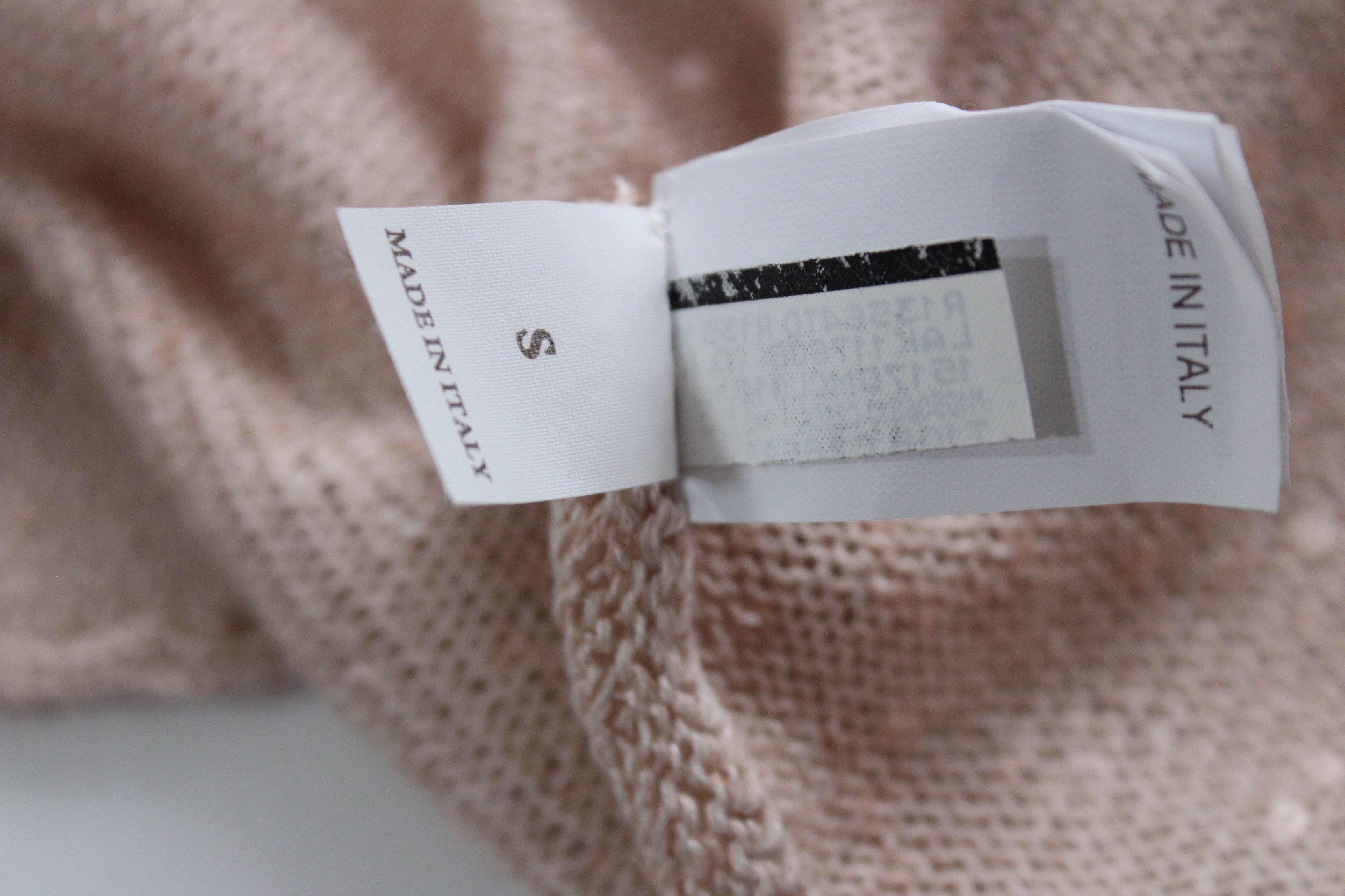 Brunello Cucinelli Brunello Cucinelli Beige Sequinned Knit Layered Sweater Sz S Size S / US 4 / IT 40 - 16 Thumbnail