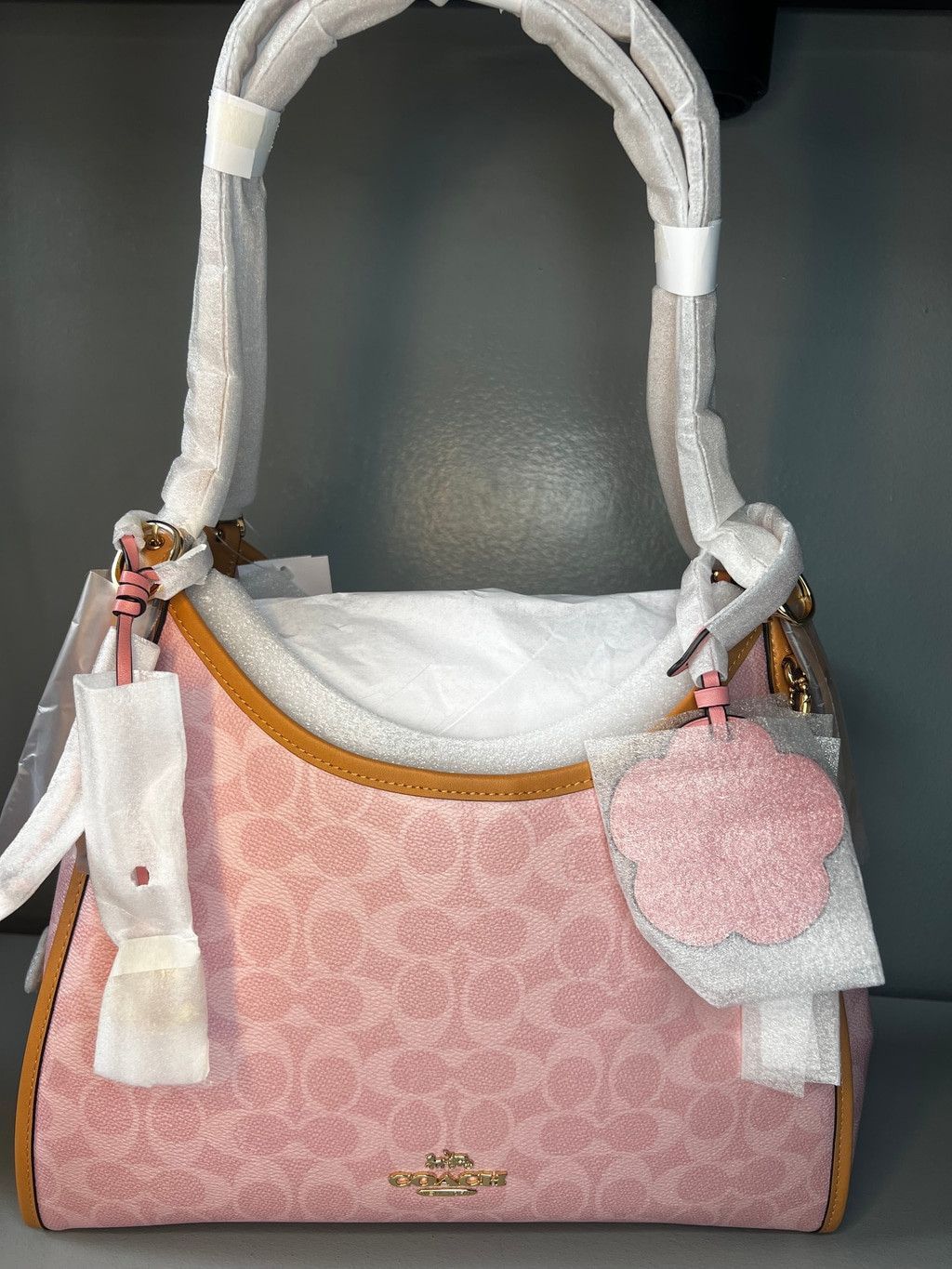 Coach Coach Erin Shoulder Bag In Signature Canvas With Charms Size ONE SIZE - 11 Thumbnail
