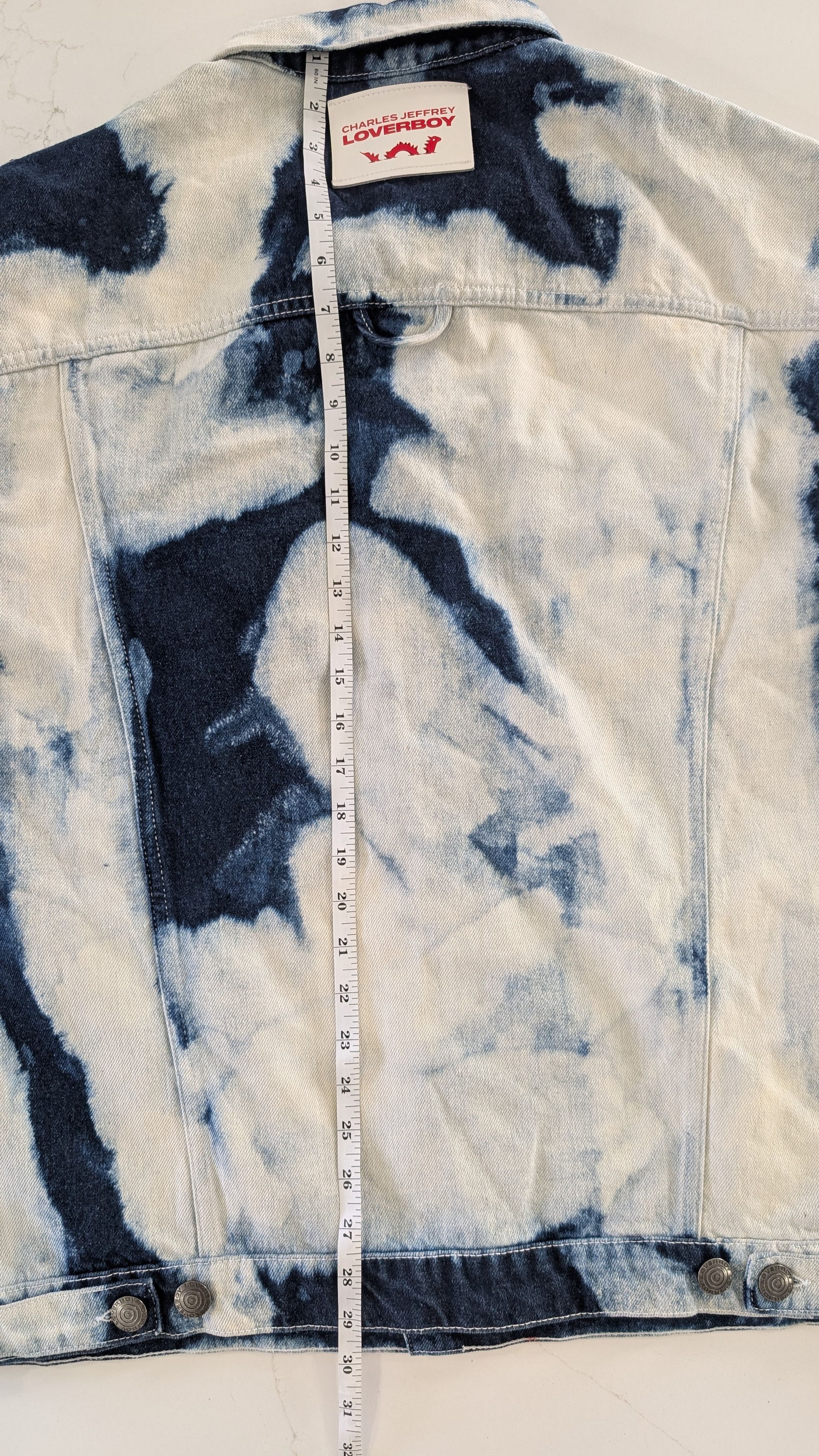 Charles Jeffrey LOVERBOY Charles Jeffrey Loverboy AW24 Bleached Denim Jacket Size US M / EU 48-50 / 2 - 11 Thumbnail