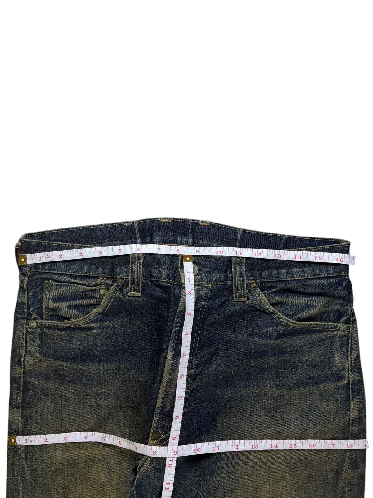 Bape Vintage Japanese Bape Selvedge Sick Mud Wash Baggy Jeans Size US 33 - 14 Thumbnail